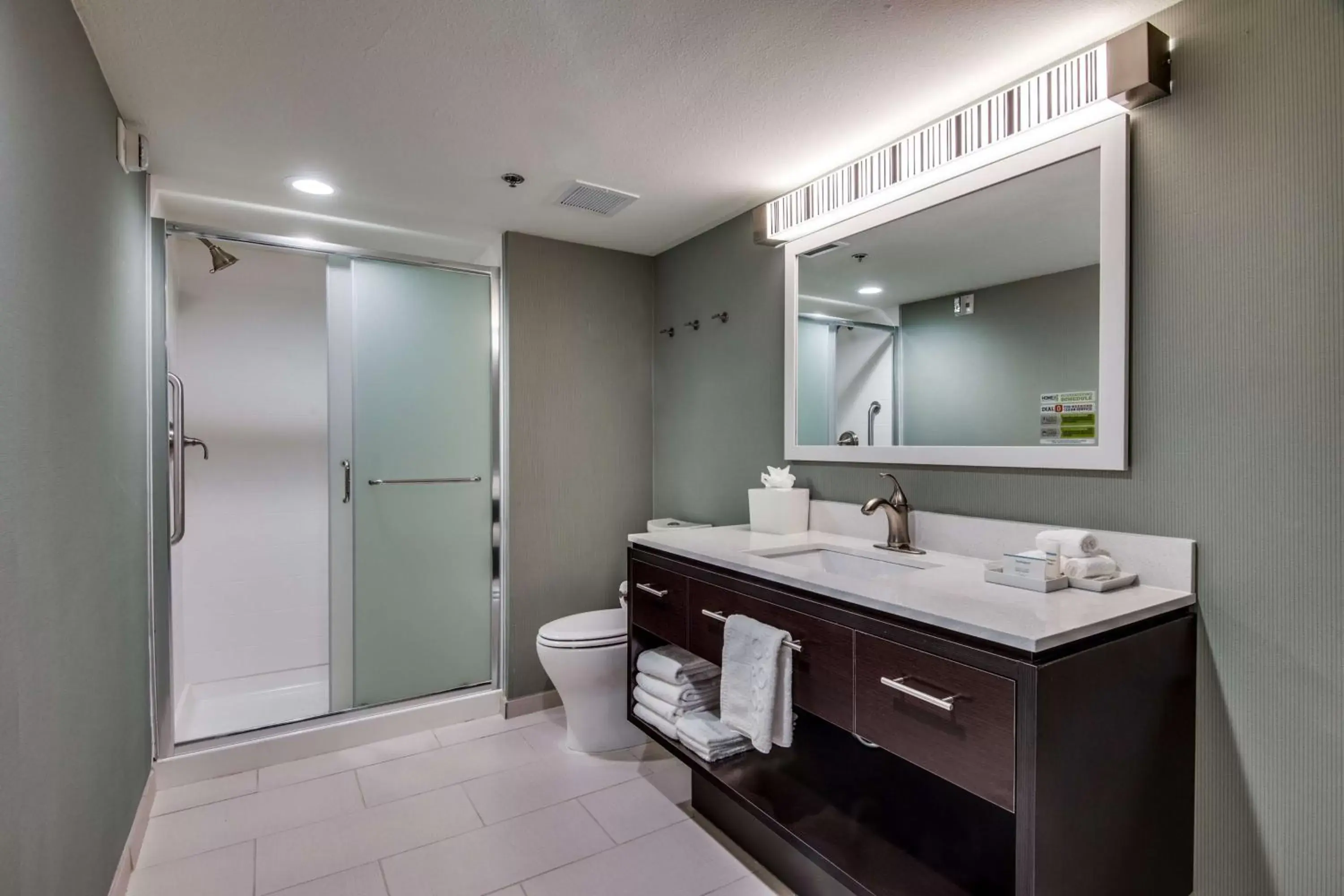 Bathroom in Home2 Suites by Hilton DFW Airport South Irving