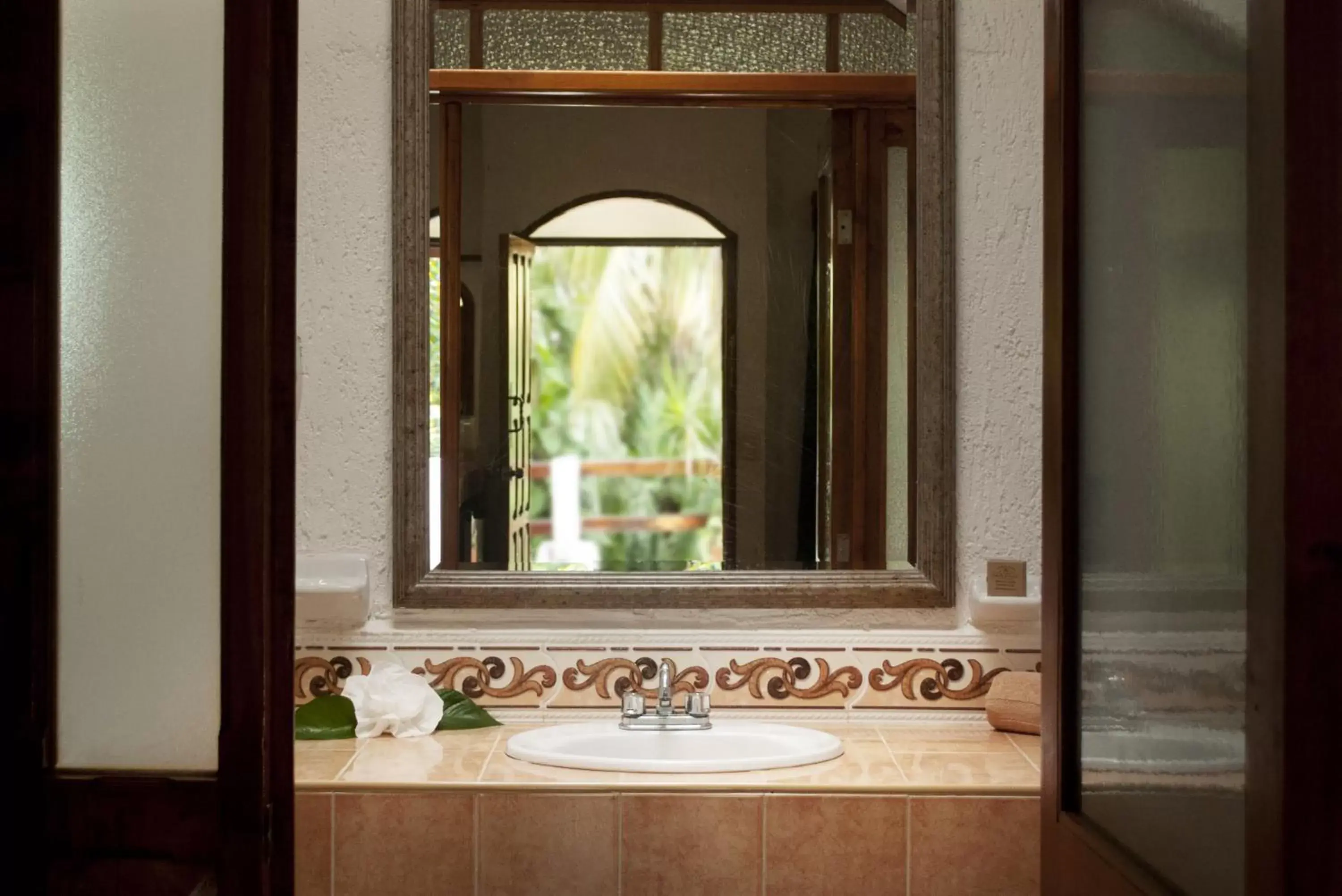 Bathroom in Eco-hotel El Rey del Caribe