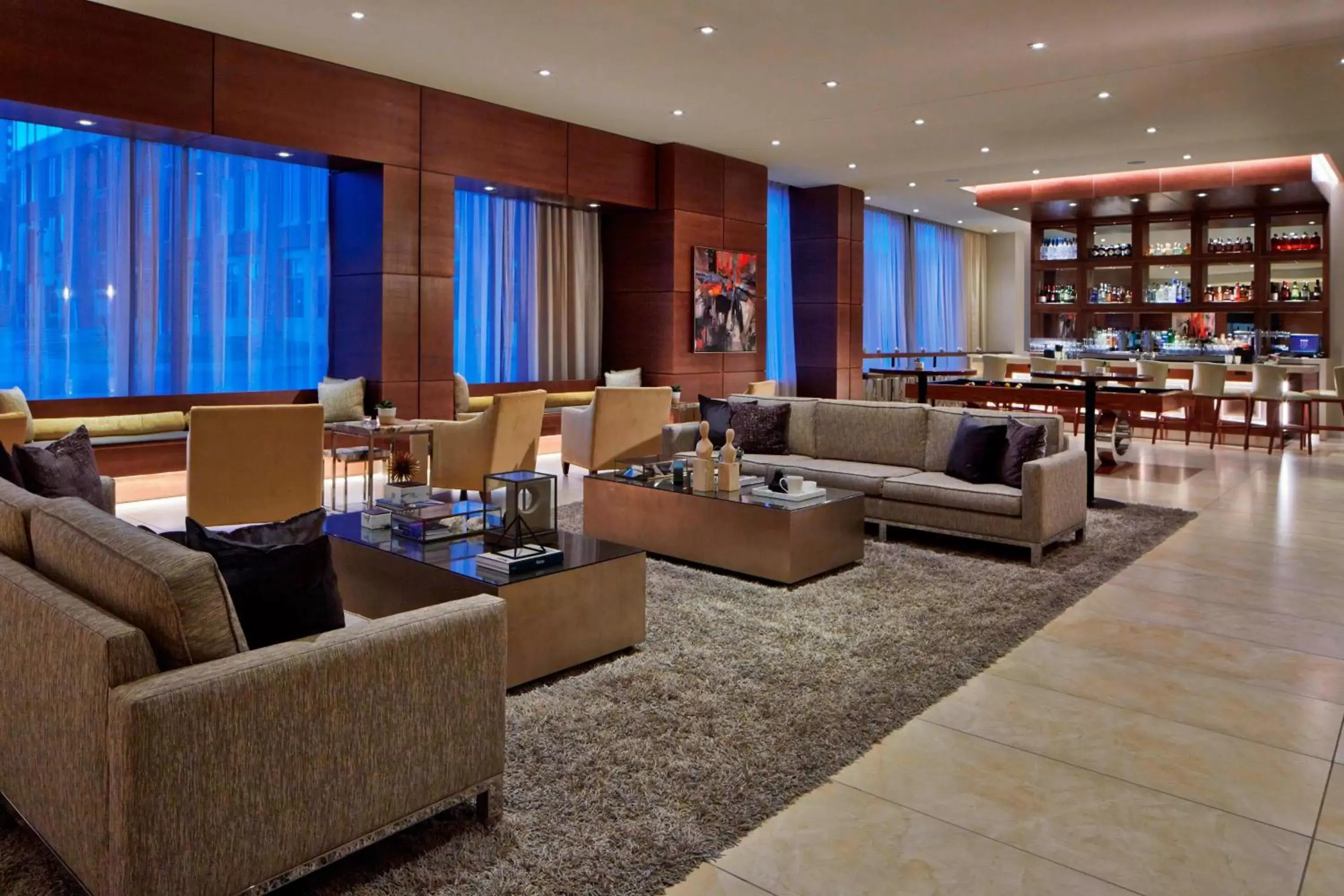 Lounge or bar, Lounge/Bar in AC Hotel by Marriott Des Moines East Village