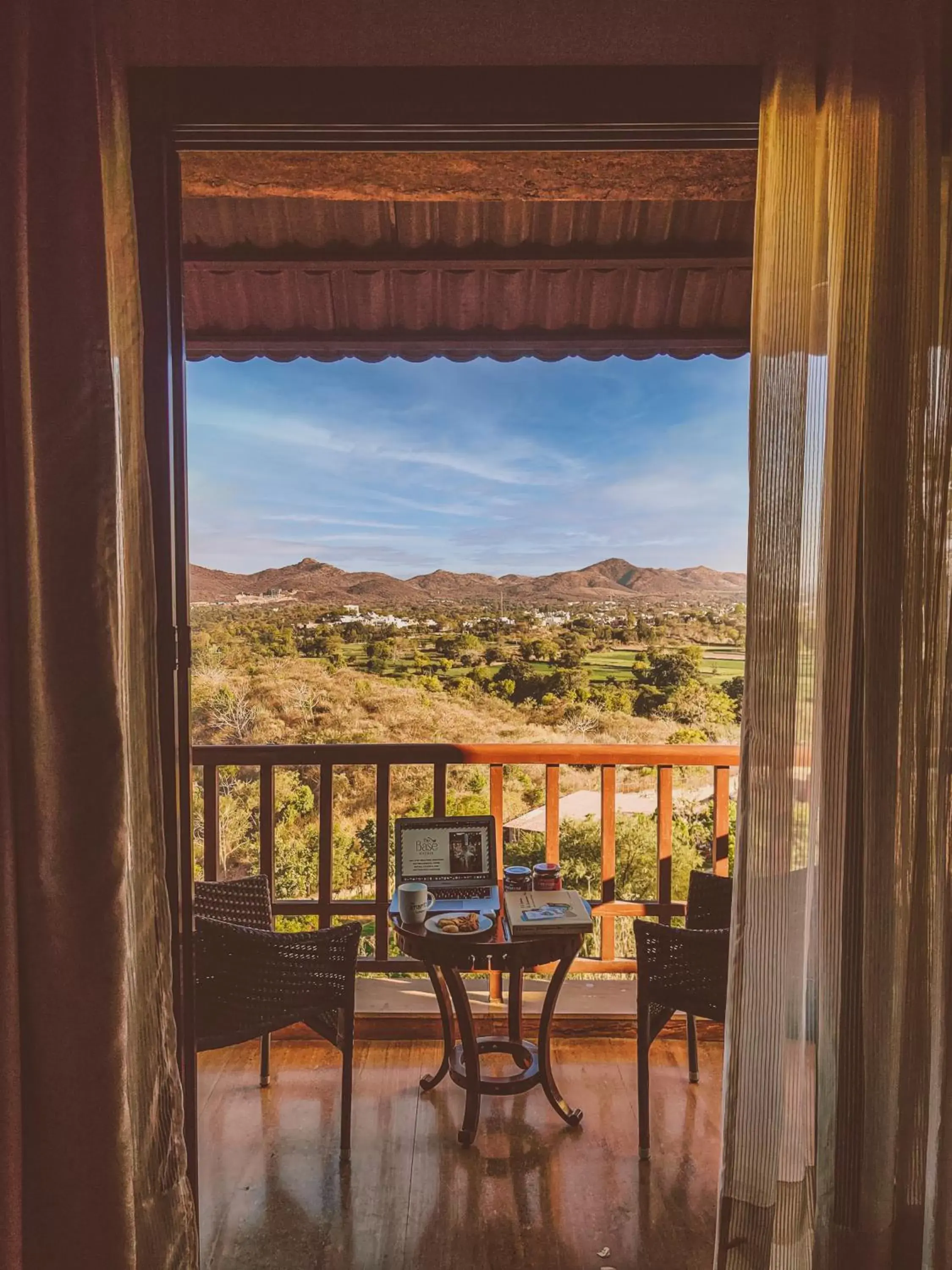 Balcony/Terrace in The Ananta Udaipur Resort & Spa