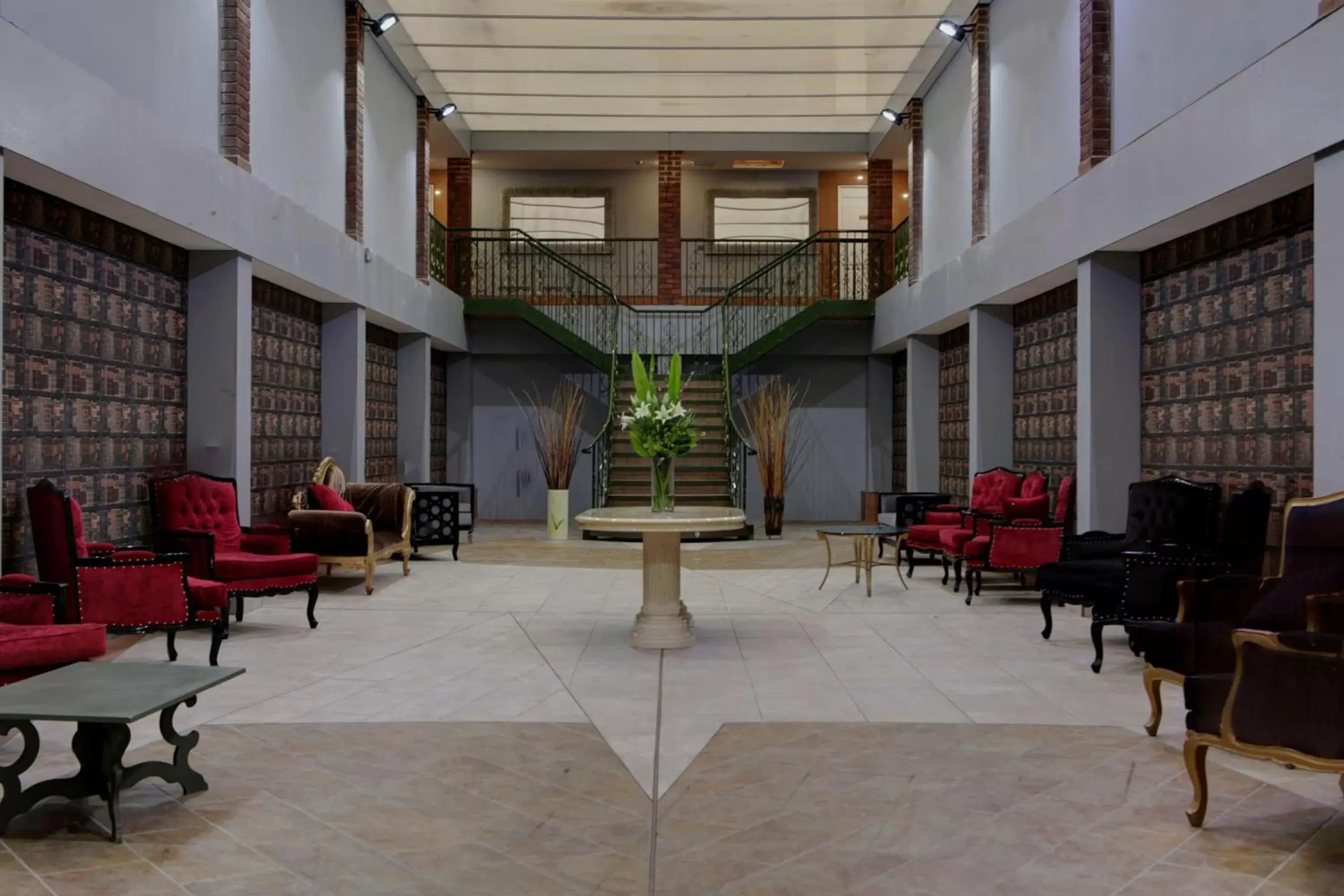 Lobby or reception in Risley Hall Hotel