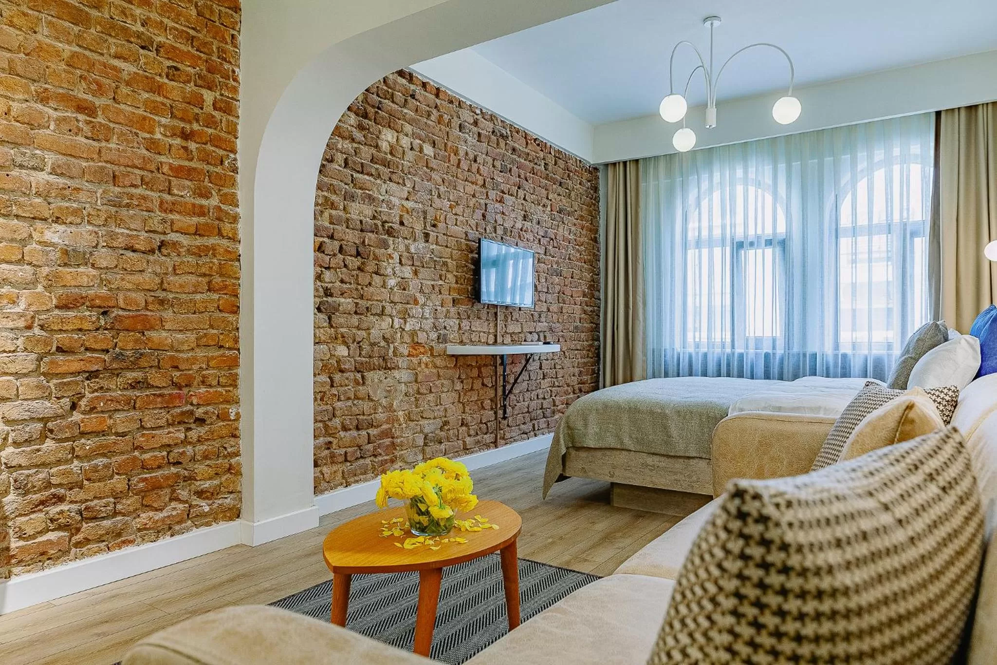 Bed in The Wilson Galata Hotel