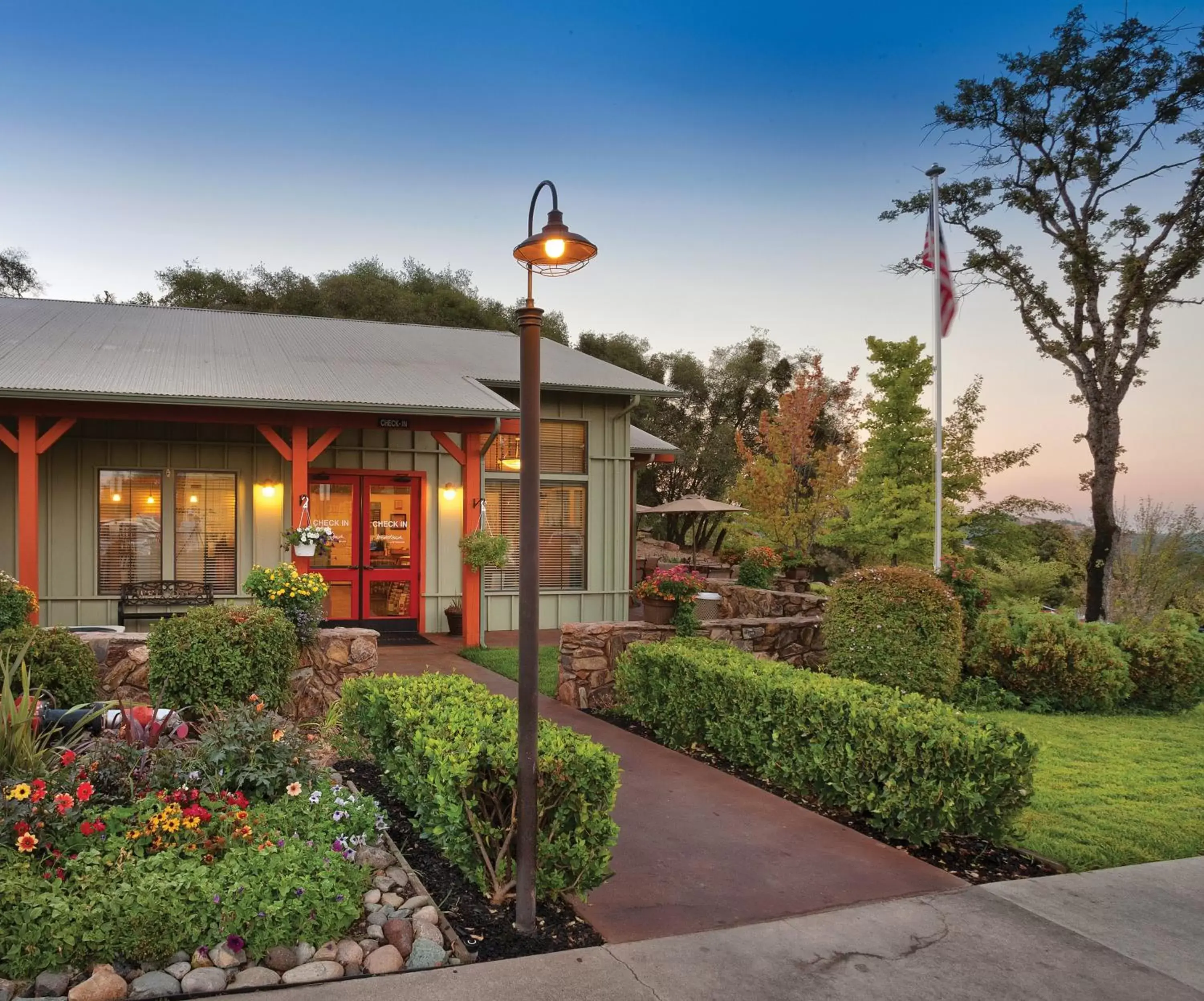 Facade/entrance in WorldMark Angels Camp Facade/entrance in WorldMark Angels Camp