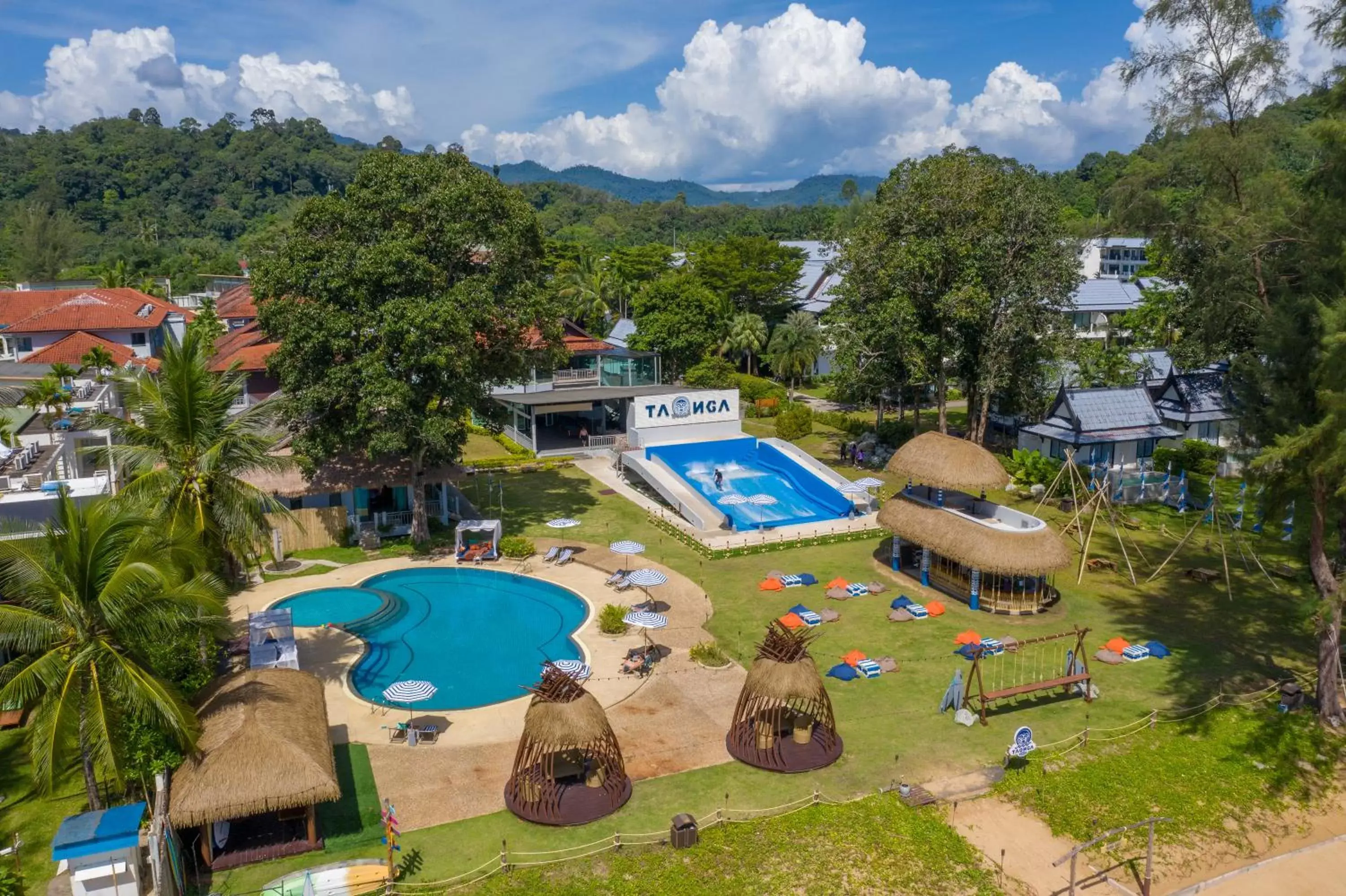 Natural landscape, Pool View in Khaolak Emerald Surf Beach Resort and Spa - SHA Extra Plus