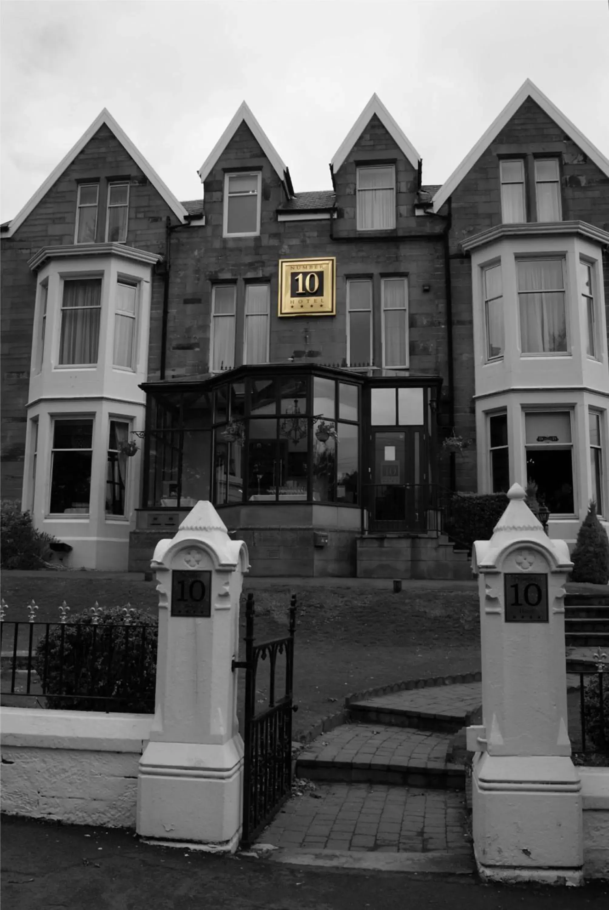 Facade/entrance in Number 10 Hotel Facade/entrance in Number 10 Hotel
