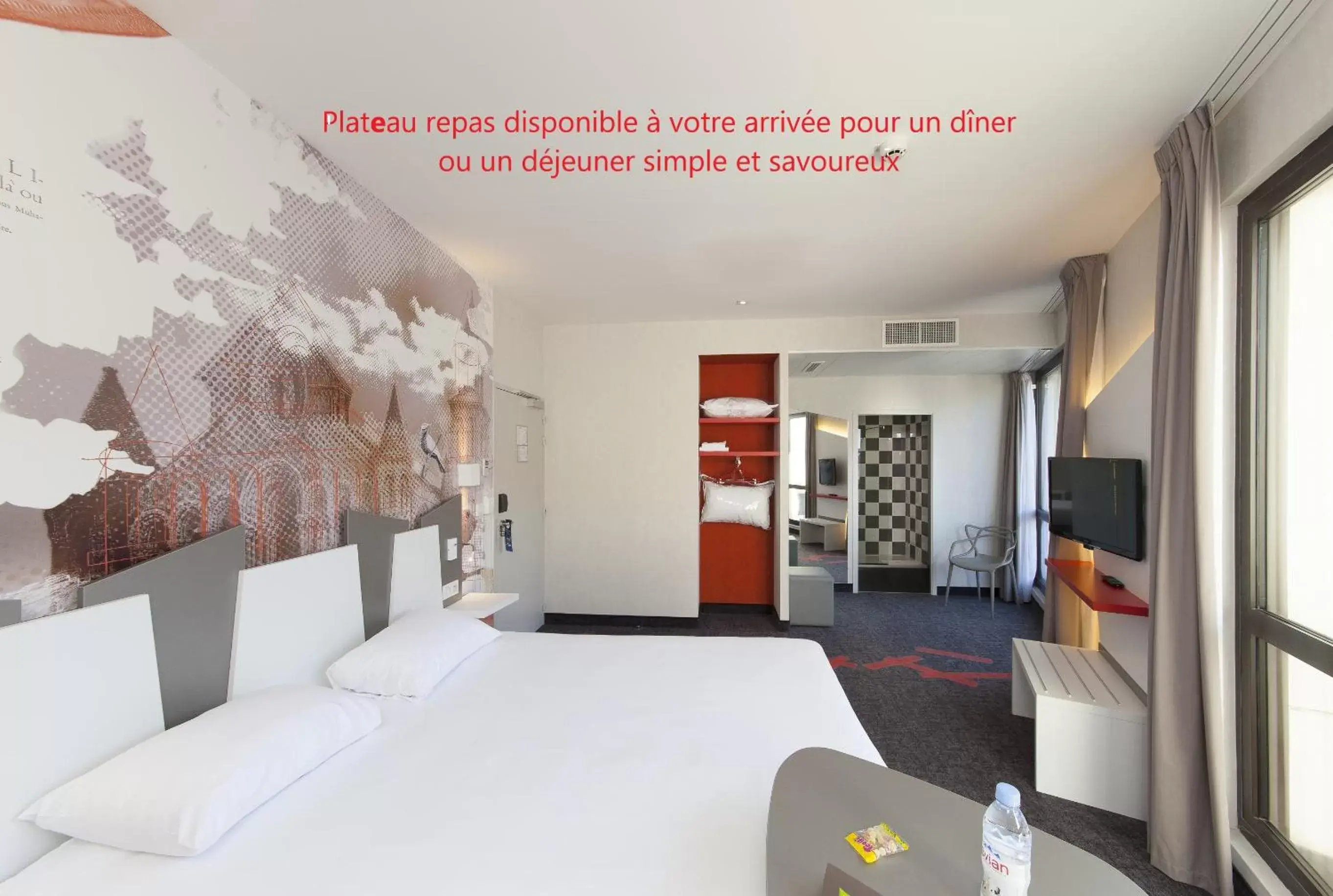 Property building, Bed in ibis Styles Poitiers Centre Property building, Bed in ibis Styles Poitiers Centre
