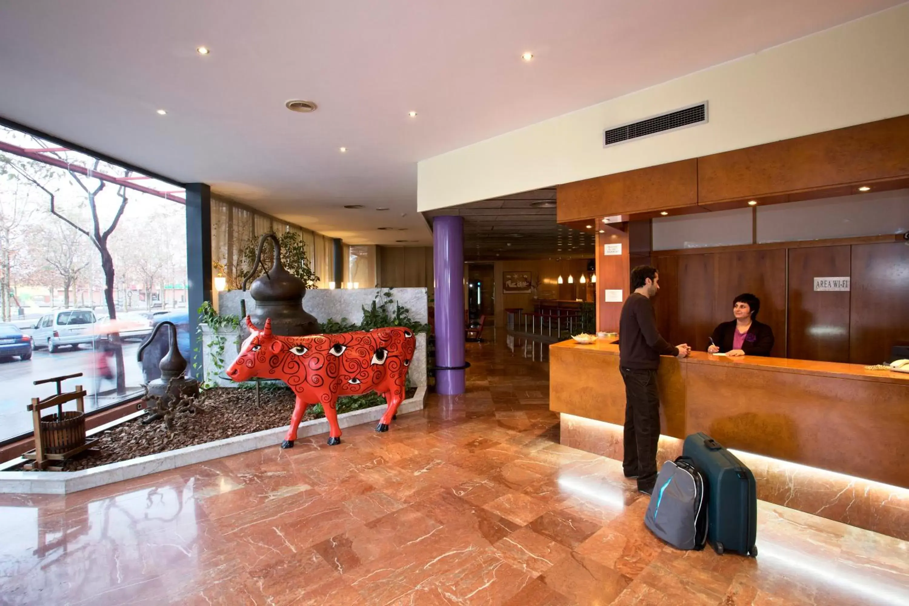 Lobby or reception in Hotel Domo