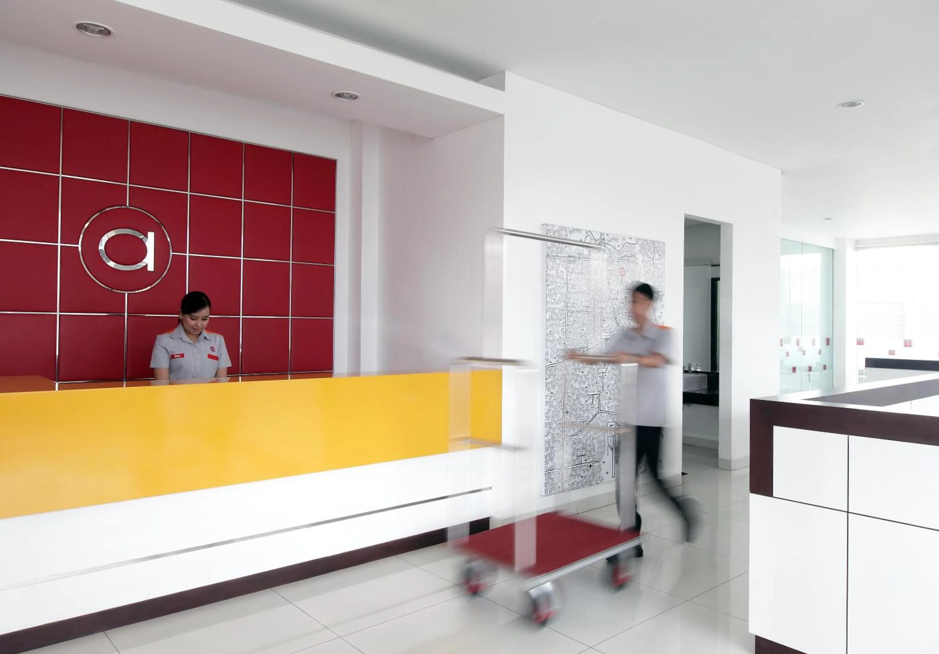 Lobby or reception in Amaris Hotel Pekanbaru