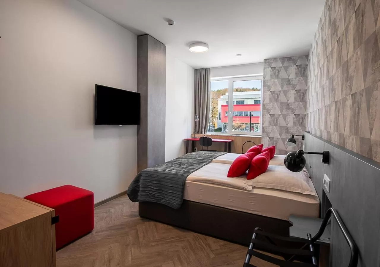 Photo of the whole room, Bed in Urban Ring Hotel