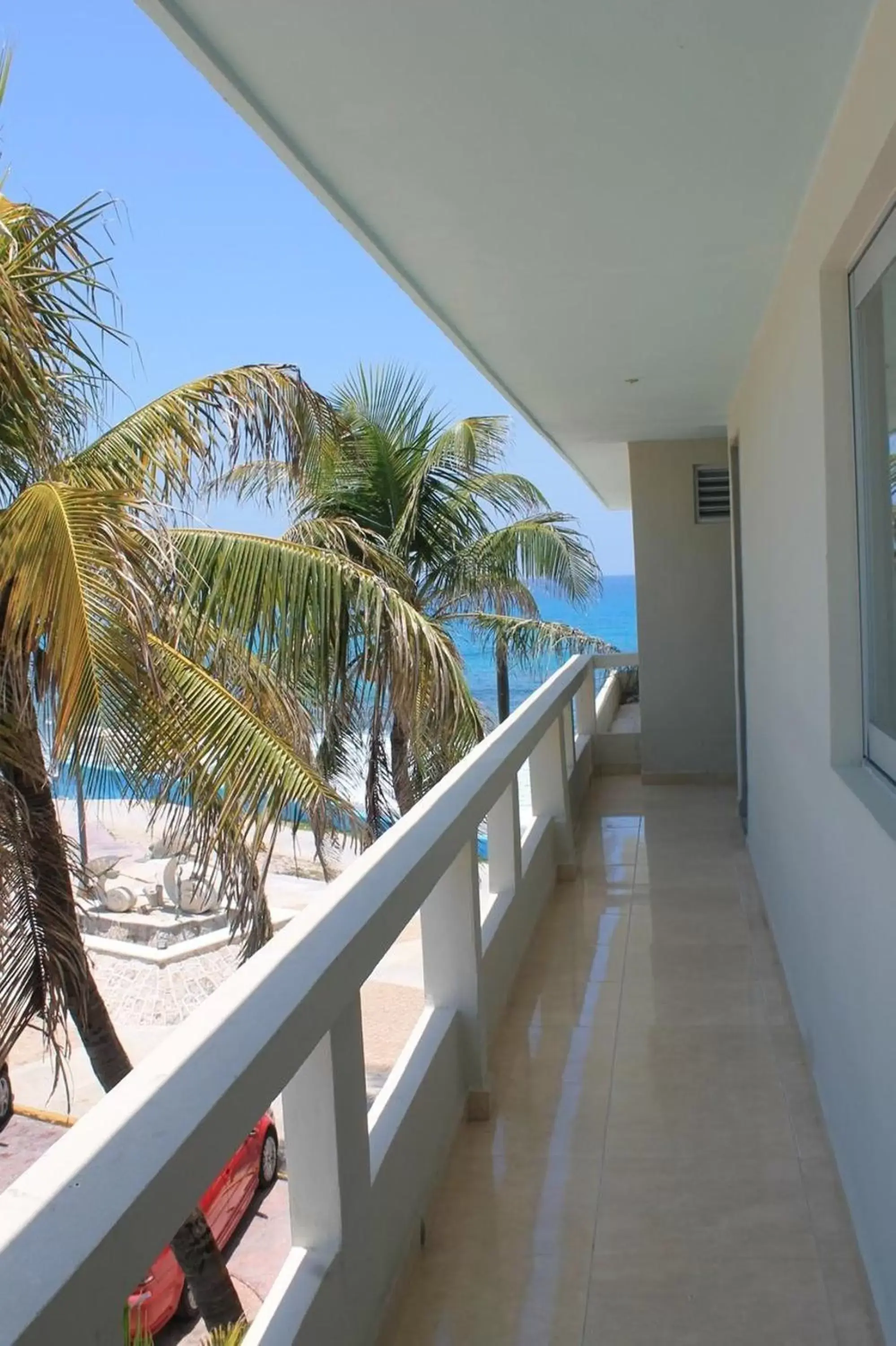 Balcony/Terrace in Rocamar Hotel Isla Mujeres