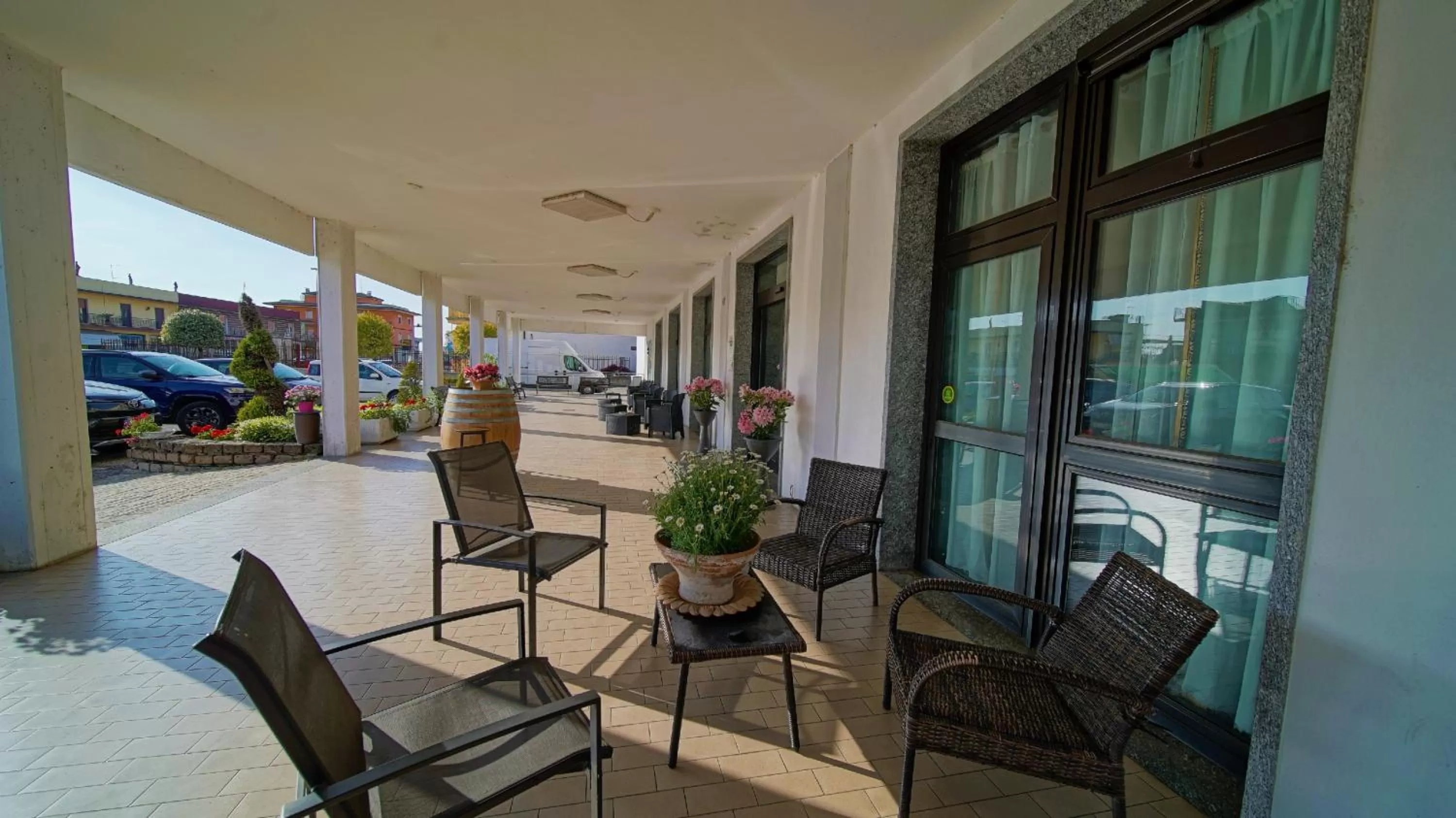 Patio in Hotel Nuovo Sole HNS