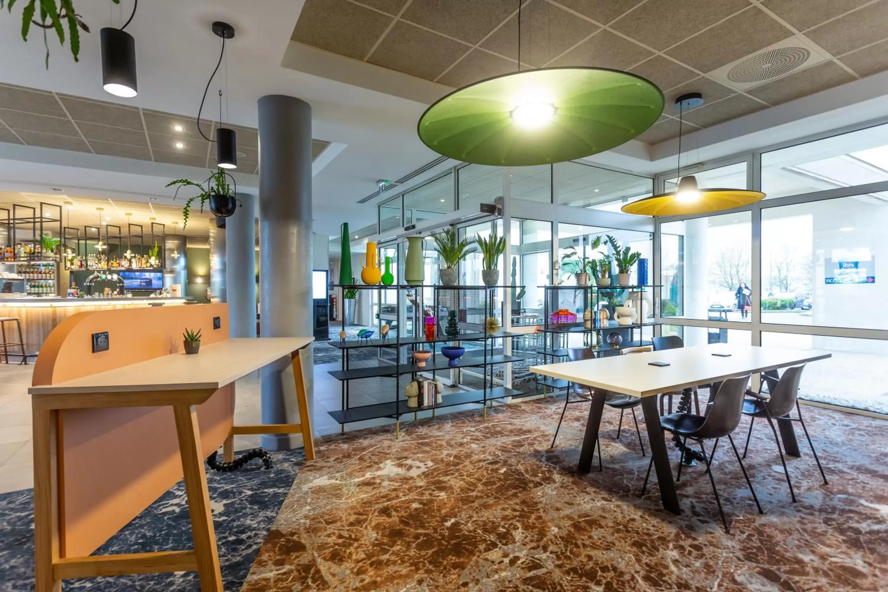 Seating area in Novotel Bourges