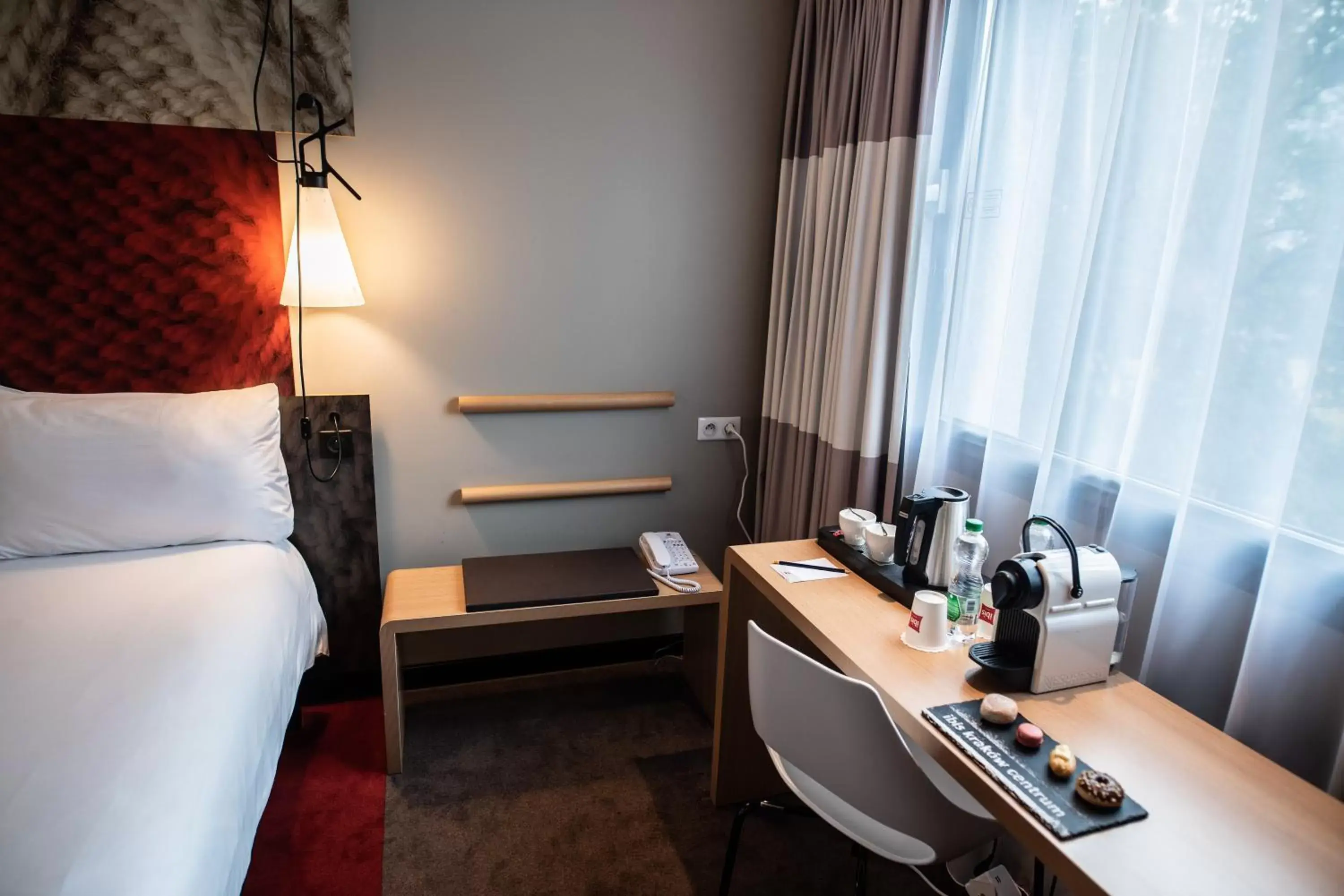 Bed in Hotel Ibis Krakow Centrum