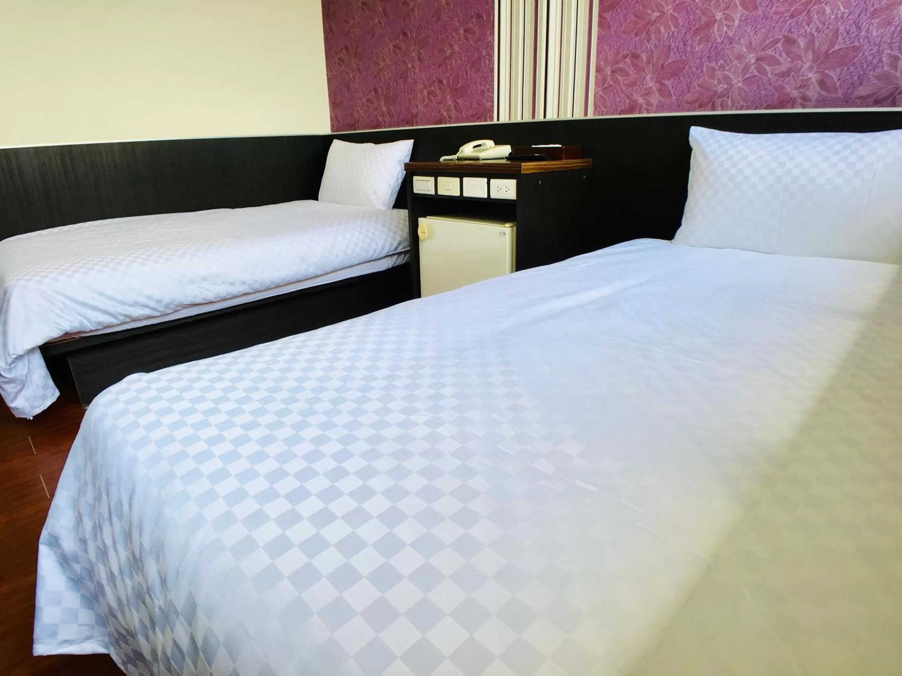 Decorative detail, Bed in Penghu An-I Hotel