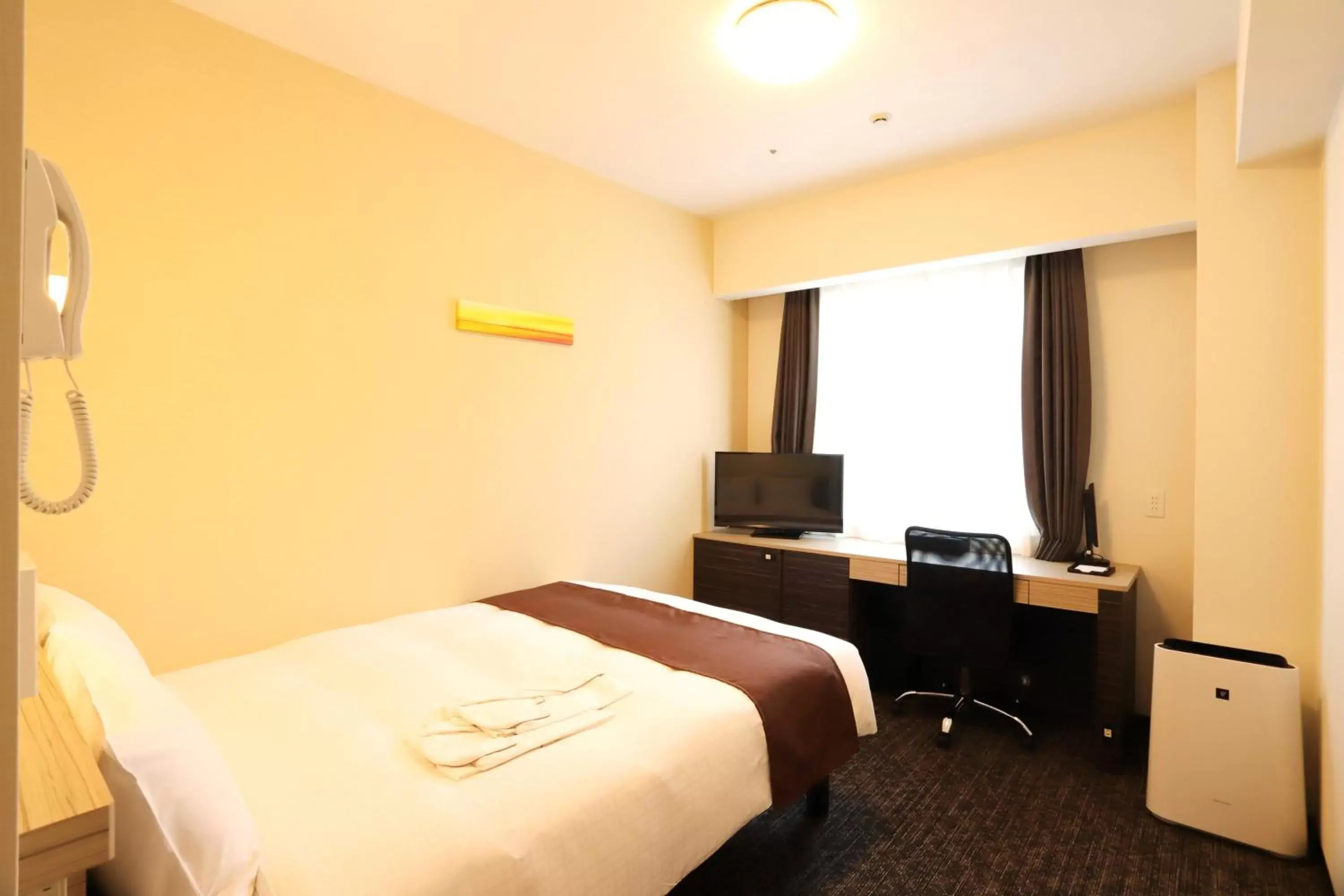 Photo of the whole room, Bed in Smile Hotel Premium Osaka Hommachi