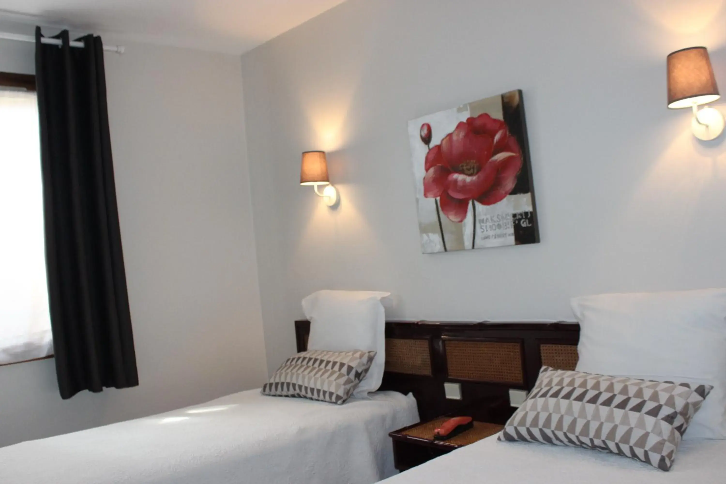 Bedroom, Bed in Logis Aurea Hotel