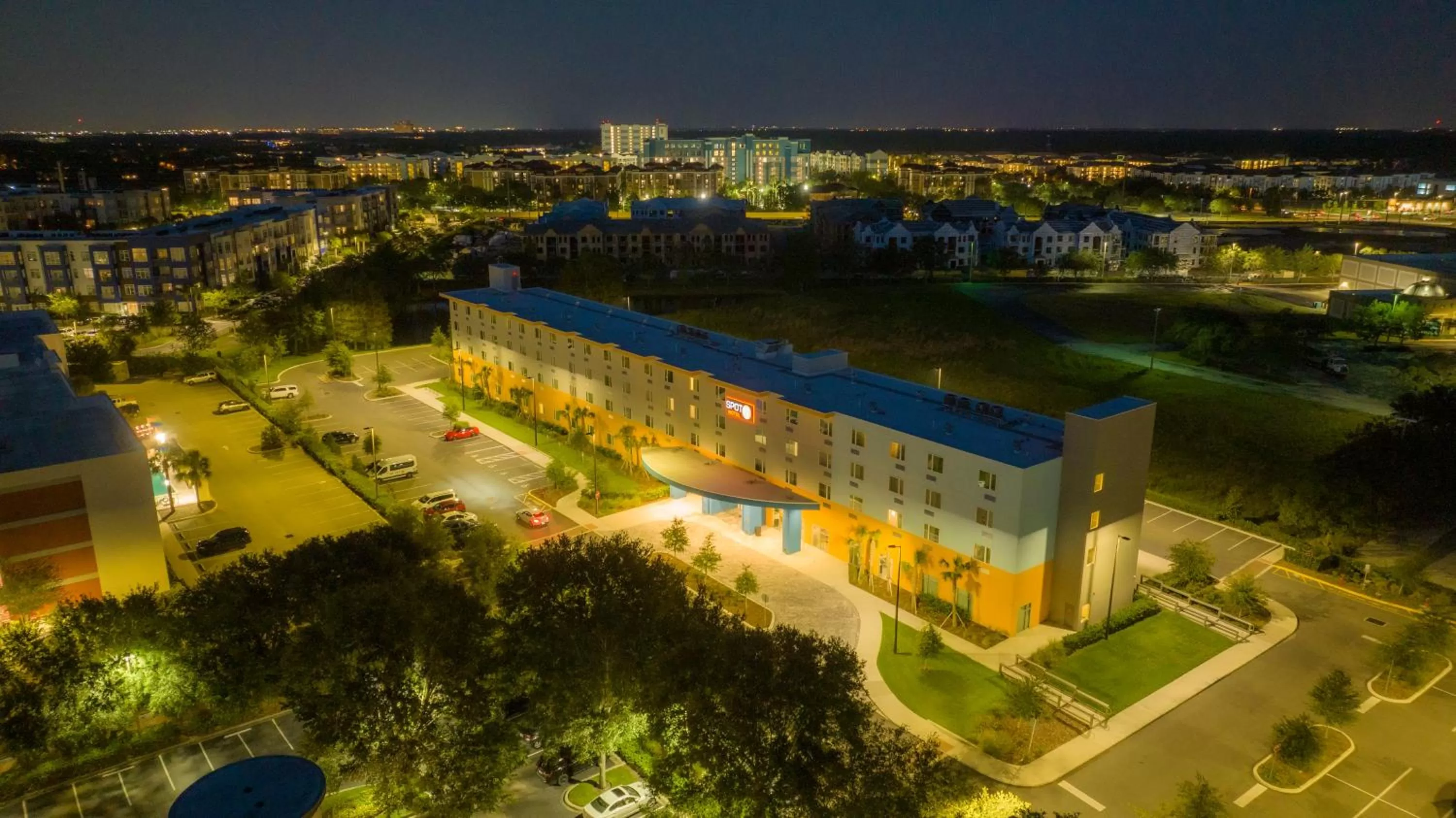 Property building in SPOT X Hotel Orlando Intl Dr by The Red Collection