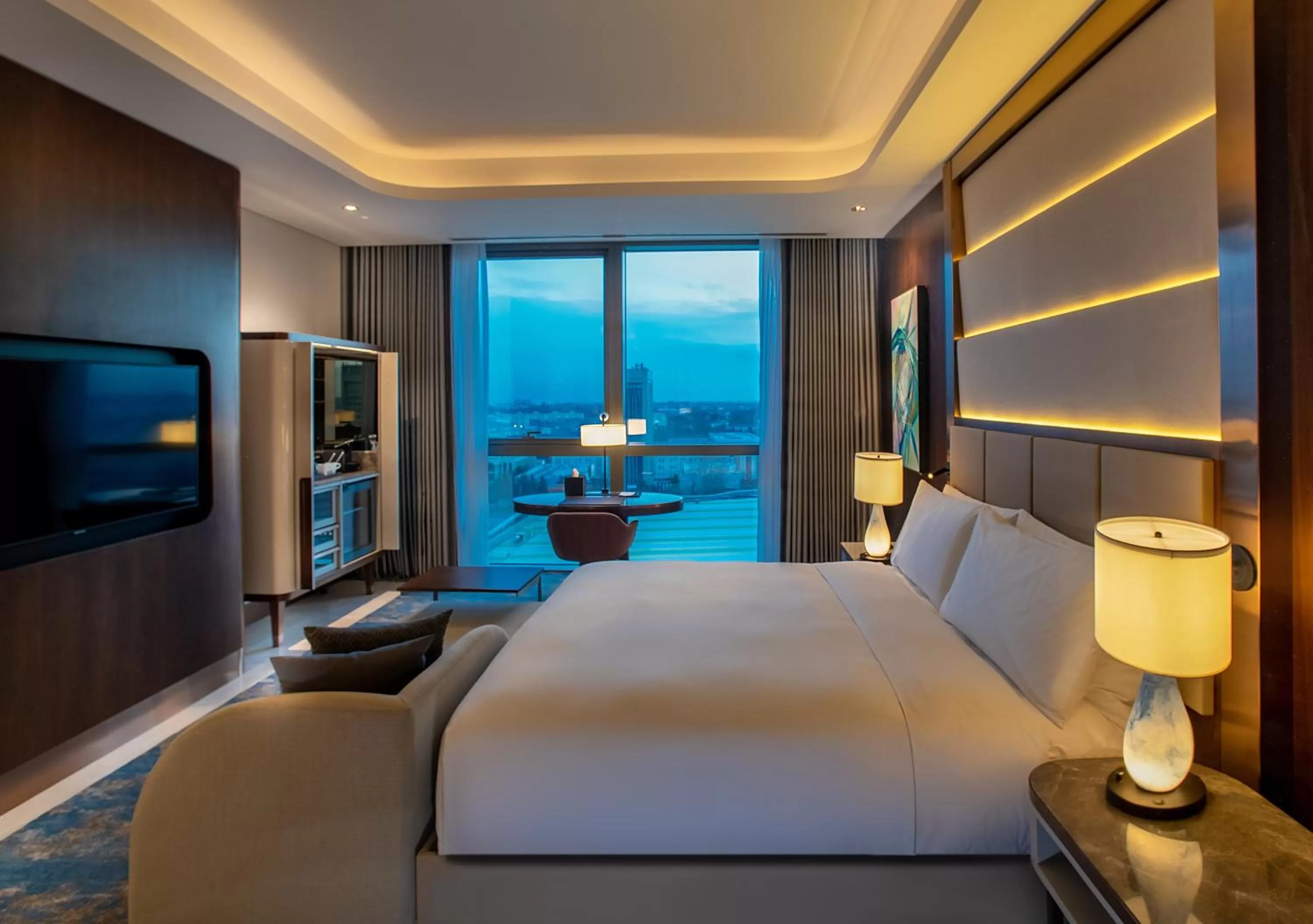 Photo of the whole room, Bed in Hilton Tashkent City