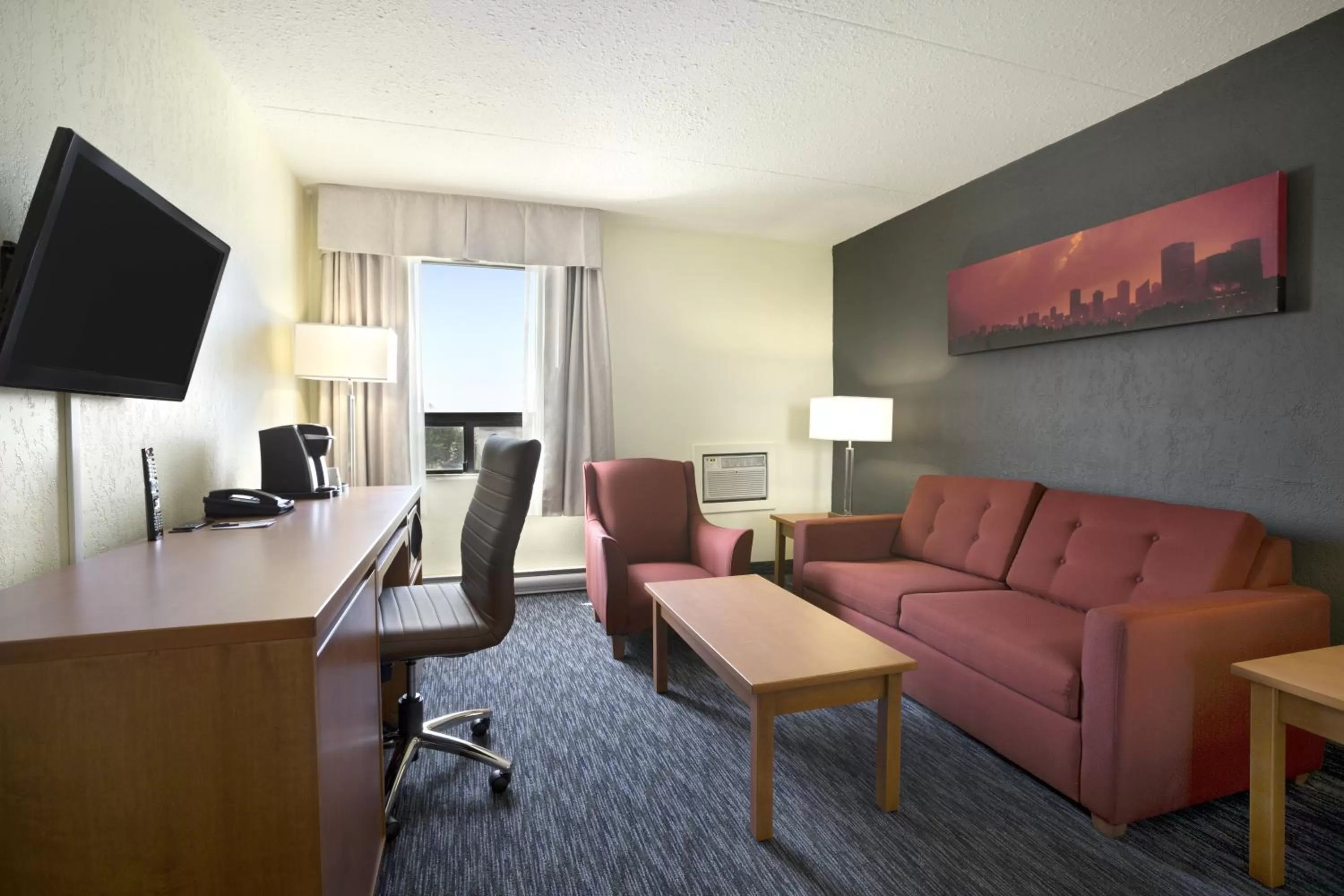 Deluxe King Suite - Non-Smoking in Travelodge by Wyndham Edmonton West