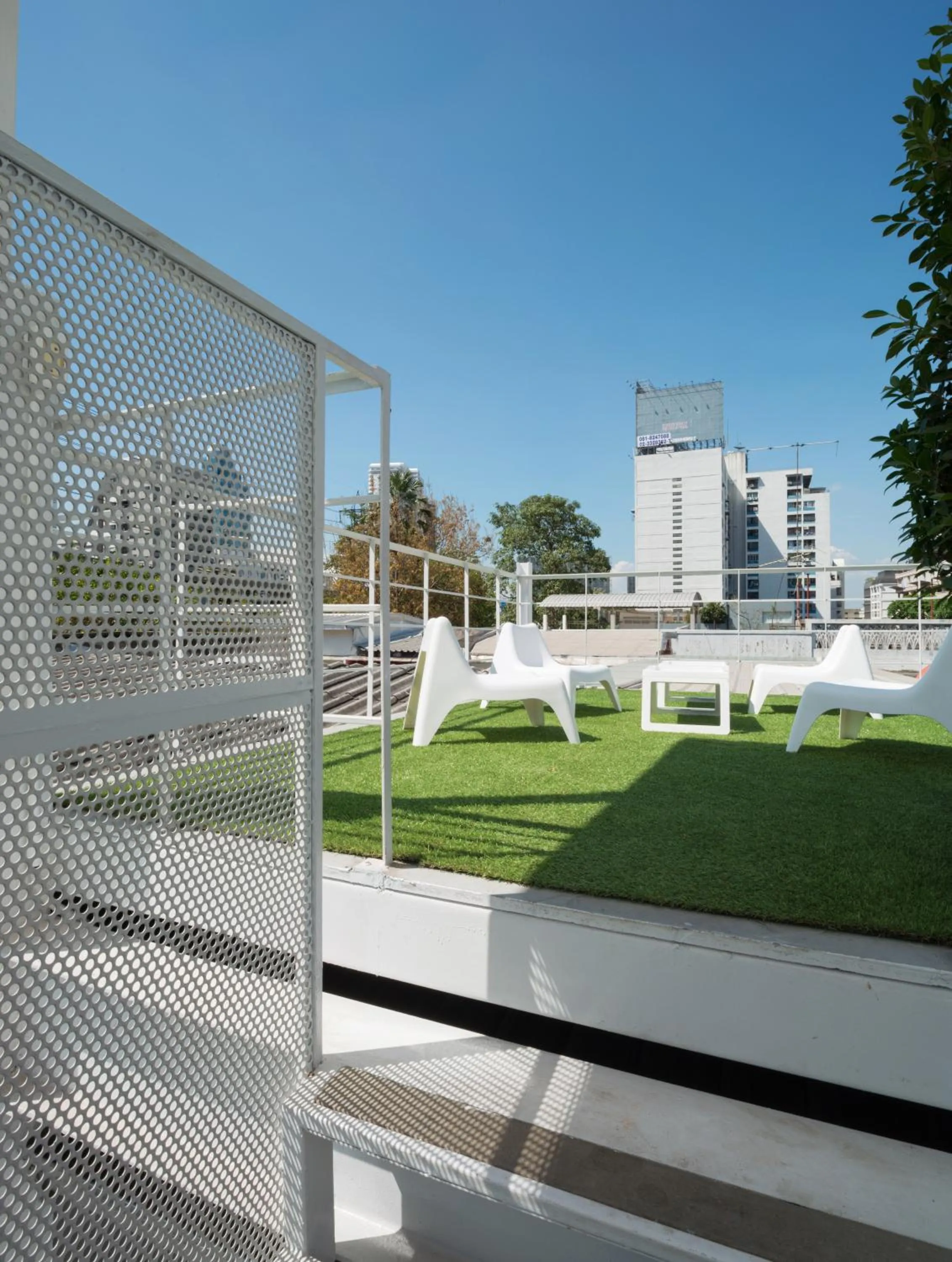 Patio in On the Bed Hostel