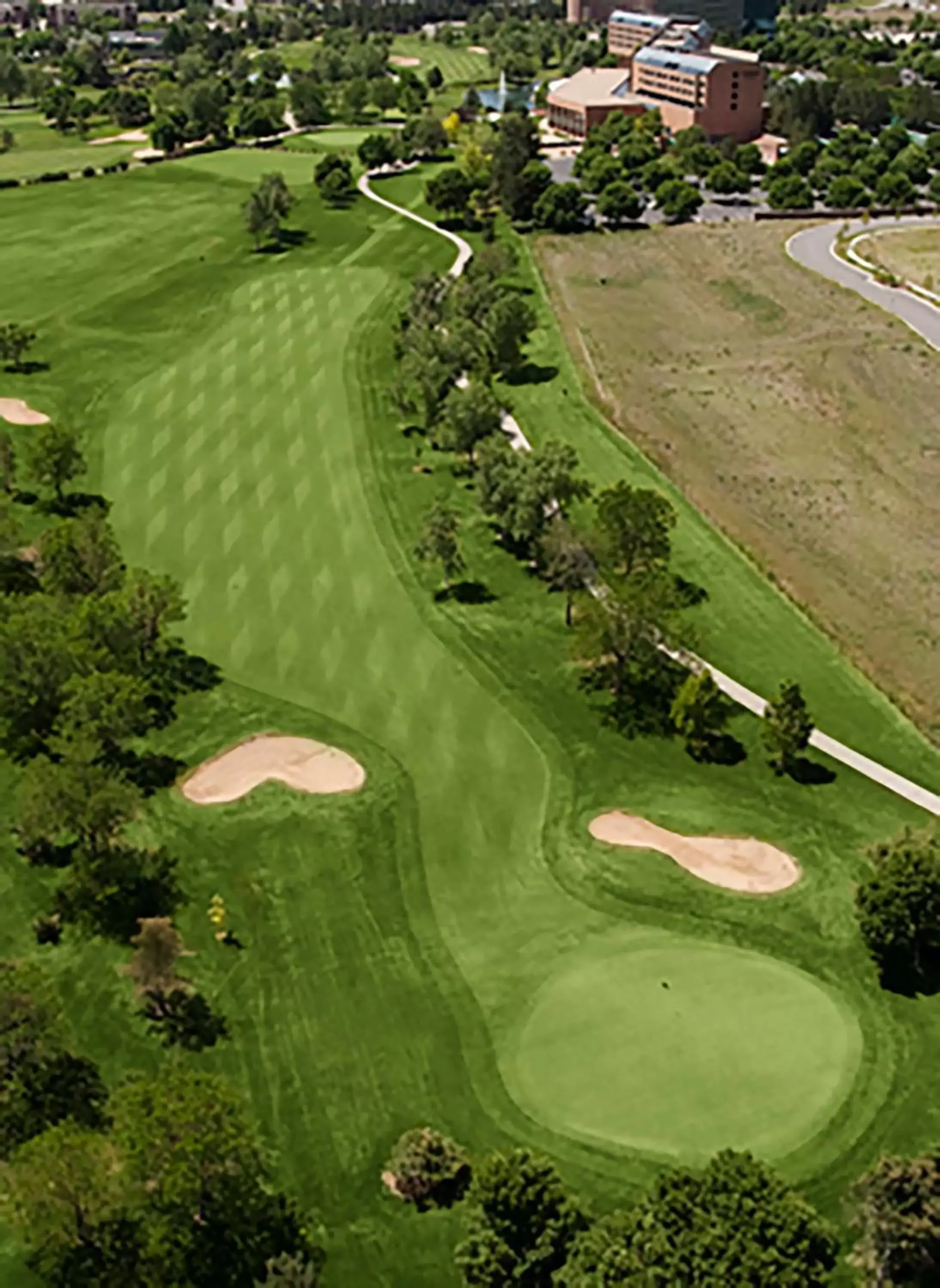 Golfcourse, Bird's-eye View in The Inverness Denver, a Hilton Golf & Spa Resort