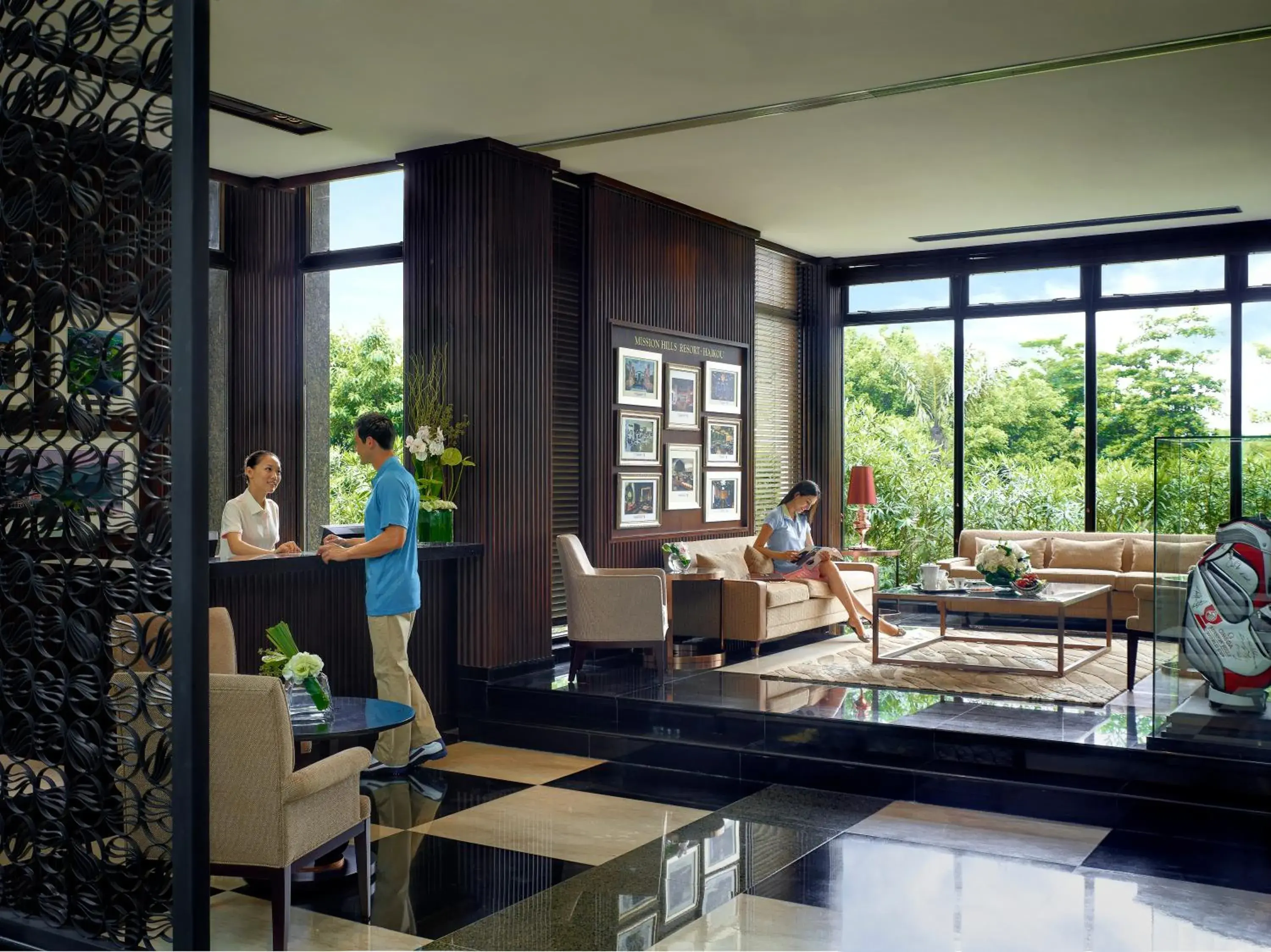 Lobby or reception in Mission Hills Hotel Resorts Shenzhen