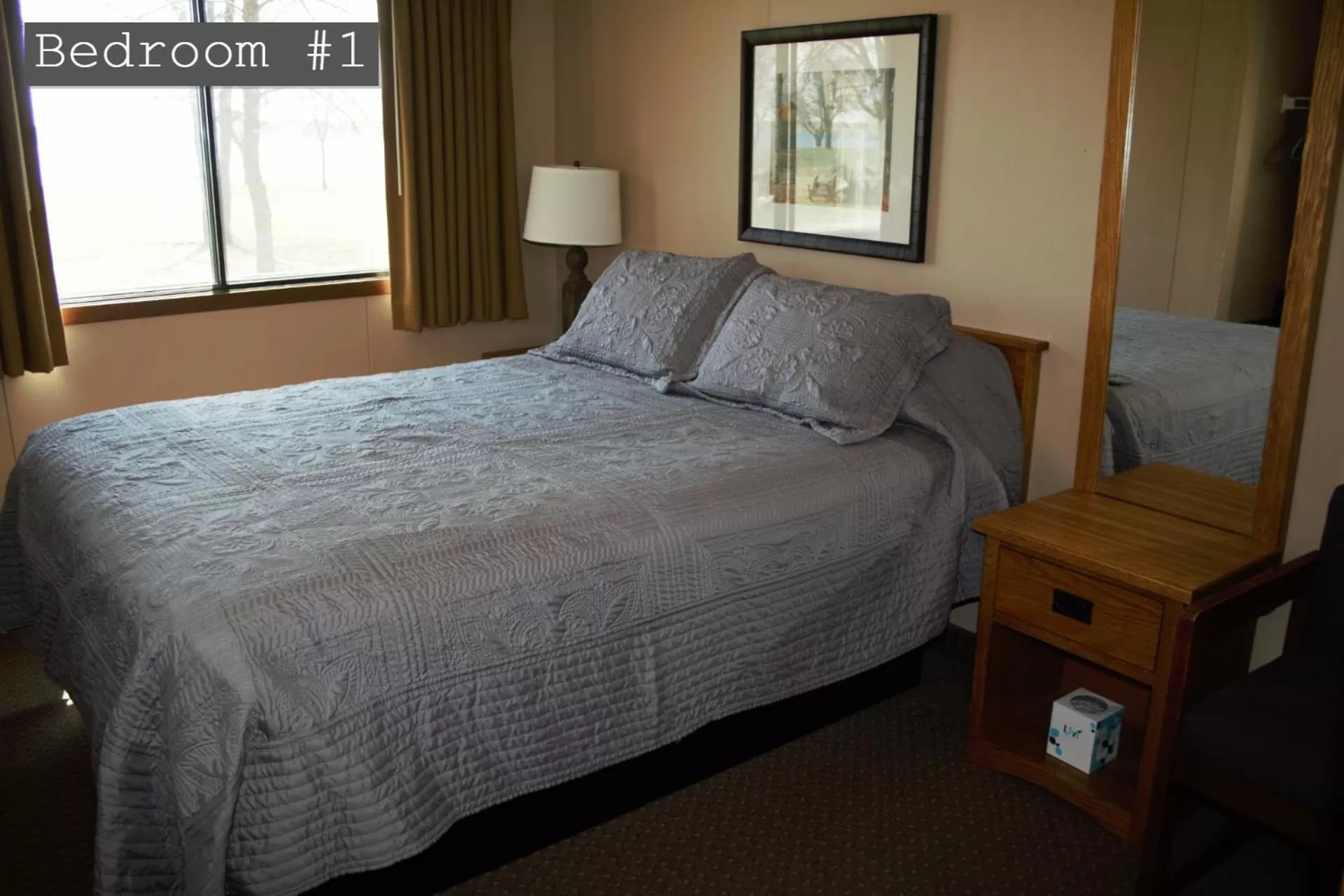 Bed in Lewis & Clark Resort