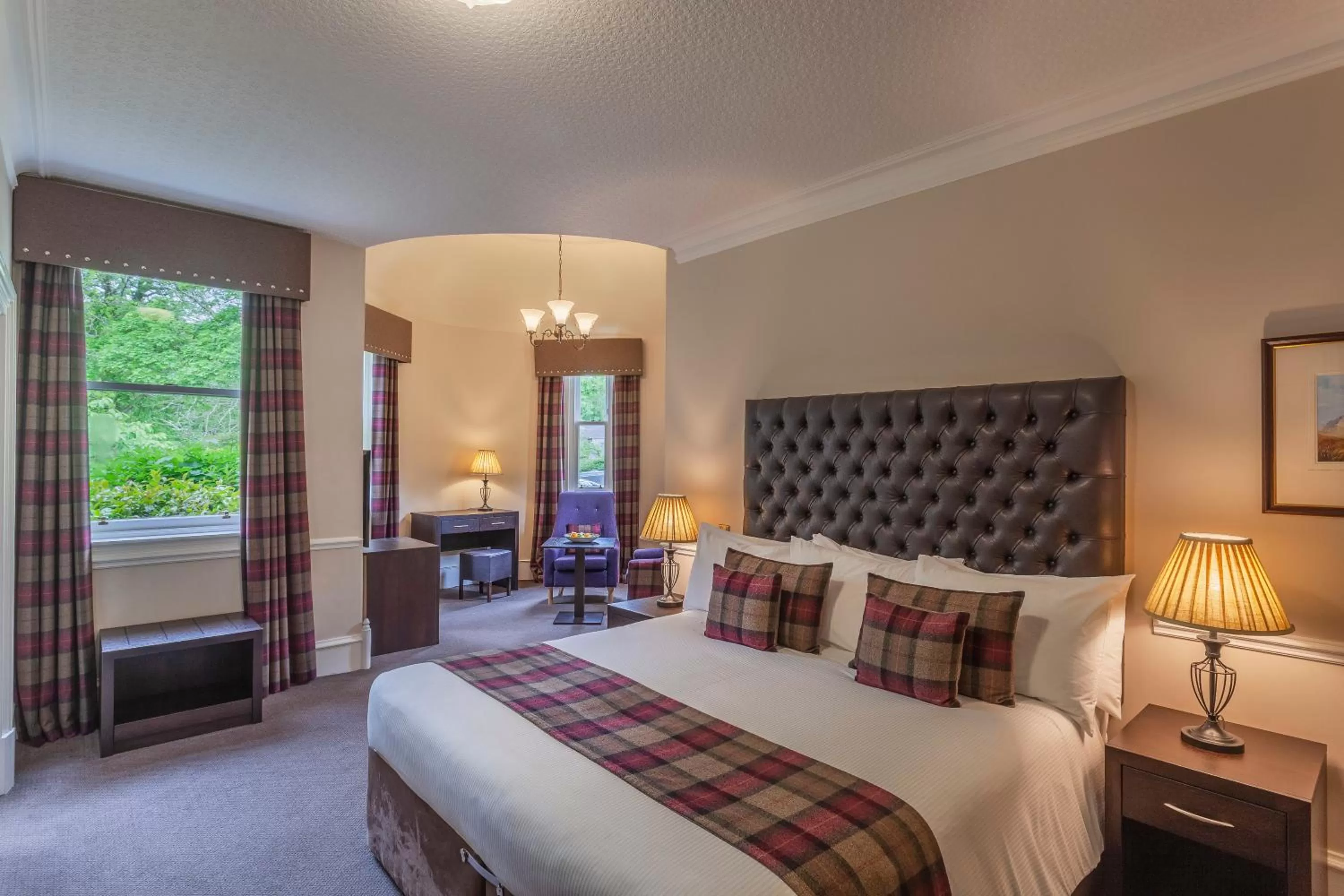 Turret Deluxe Double Room in Cuillin Hills Hotel