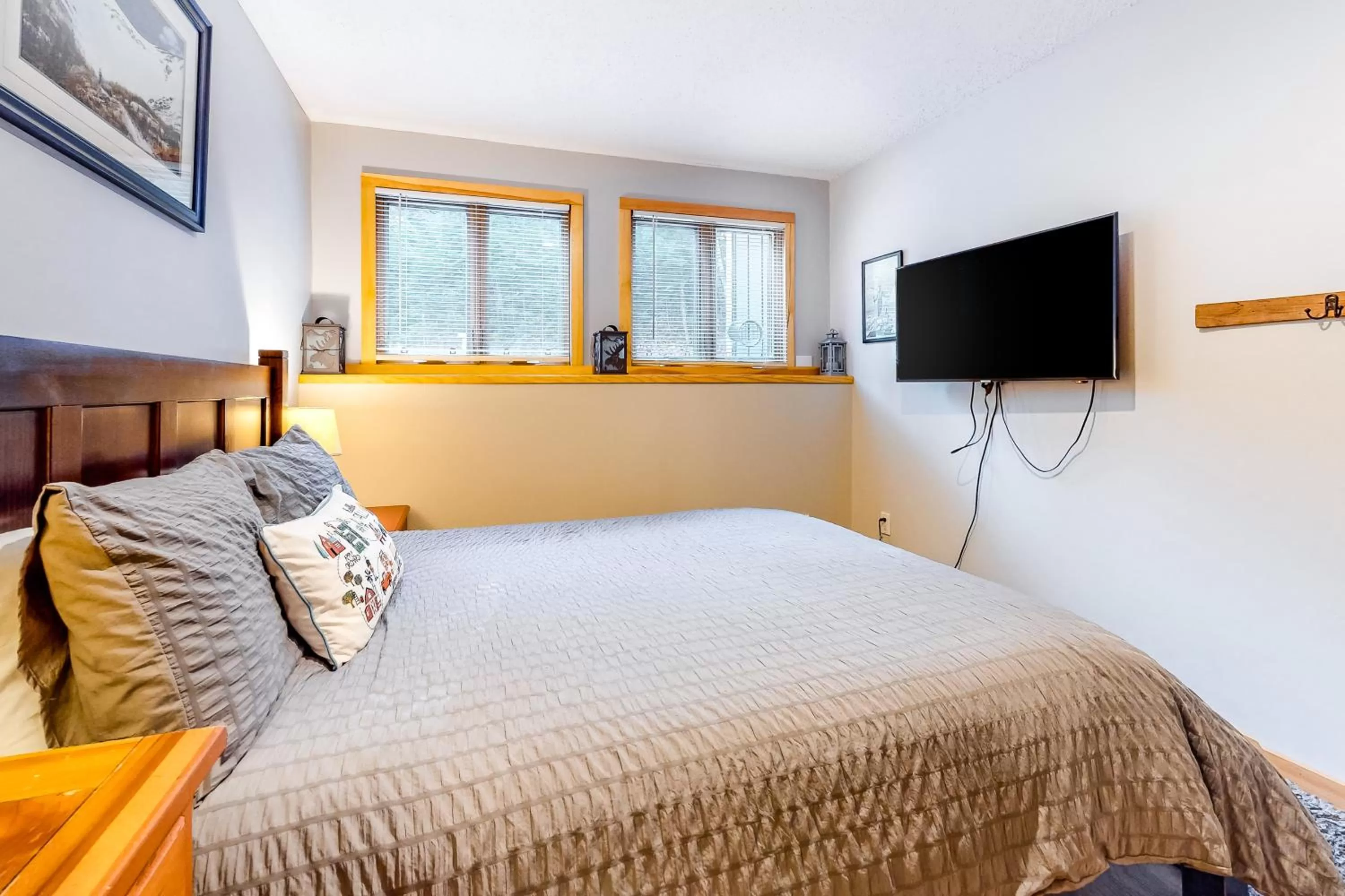 Bed in Mountain View Home