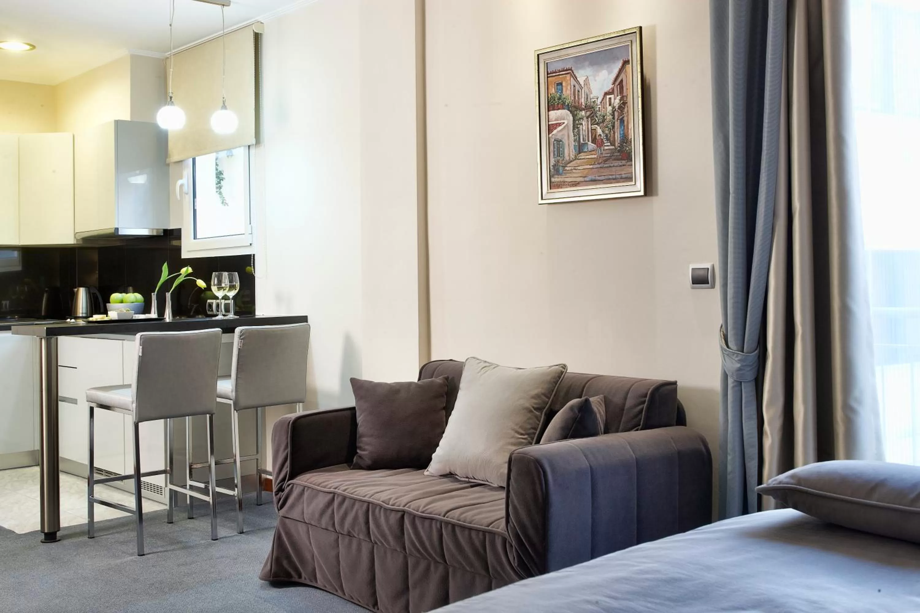 Bed in Ava Hotel and Suites