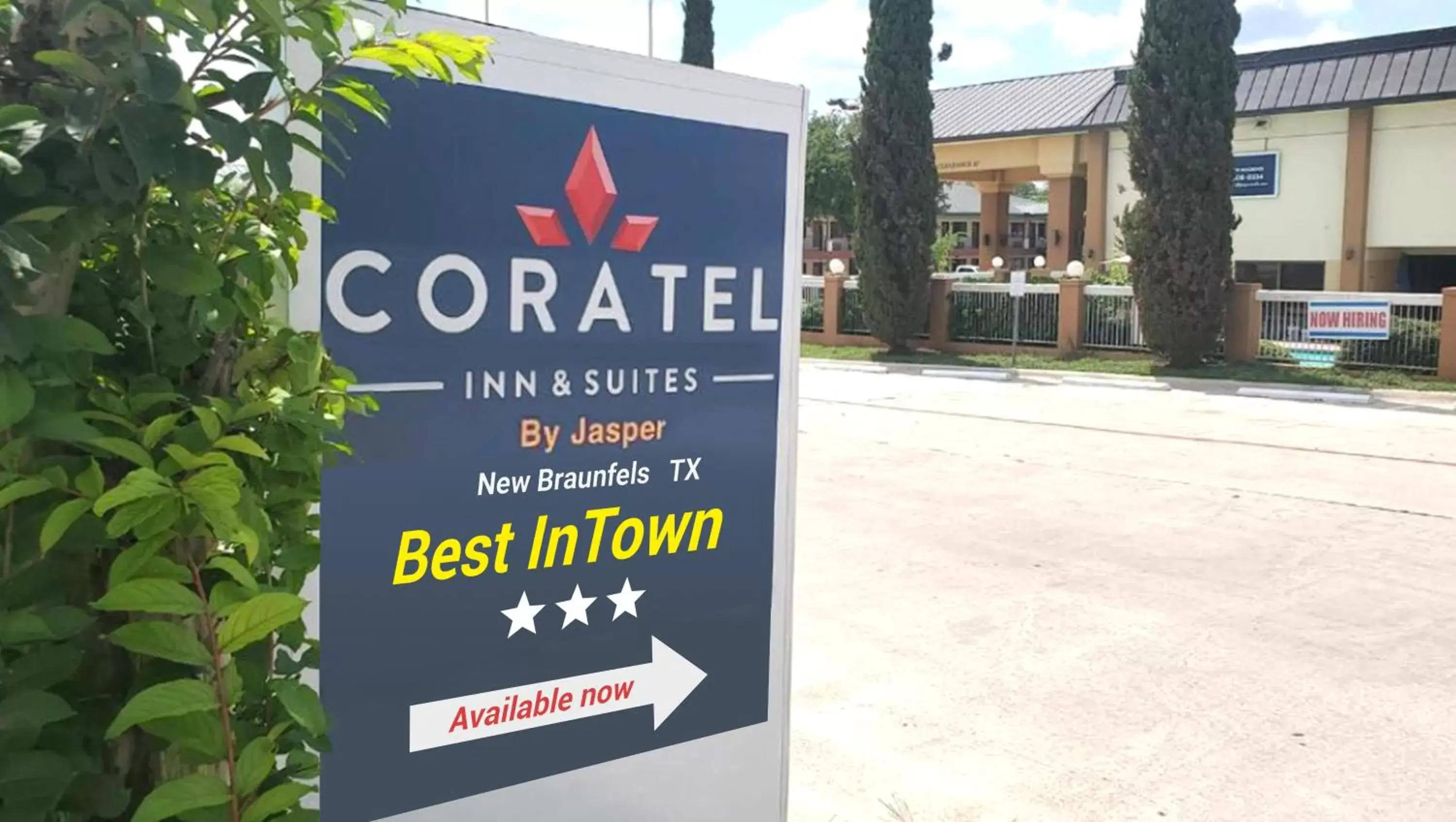 Property building in Coratel Inn & Suites by Jasper New Braunfels IH-35 EXT 189