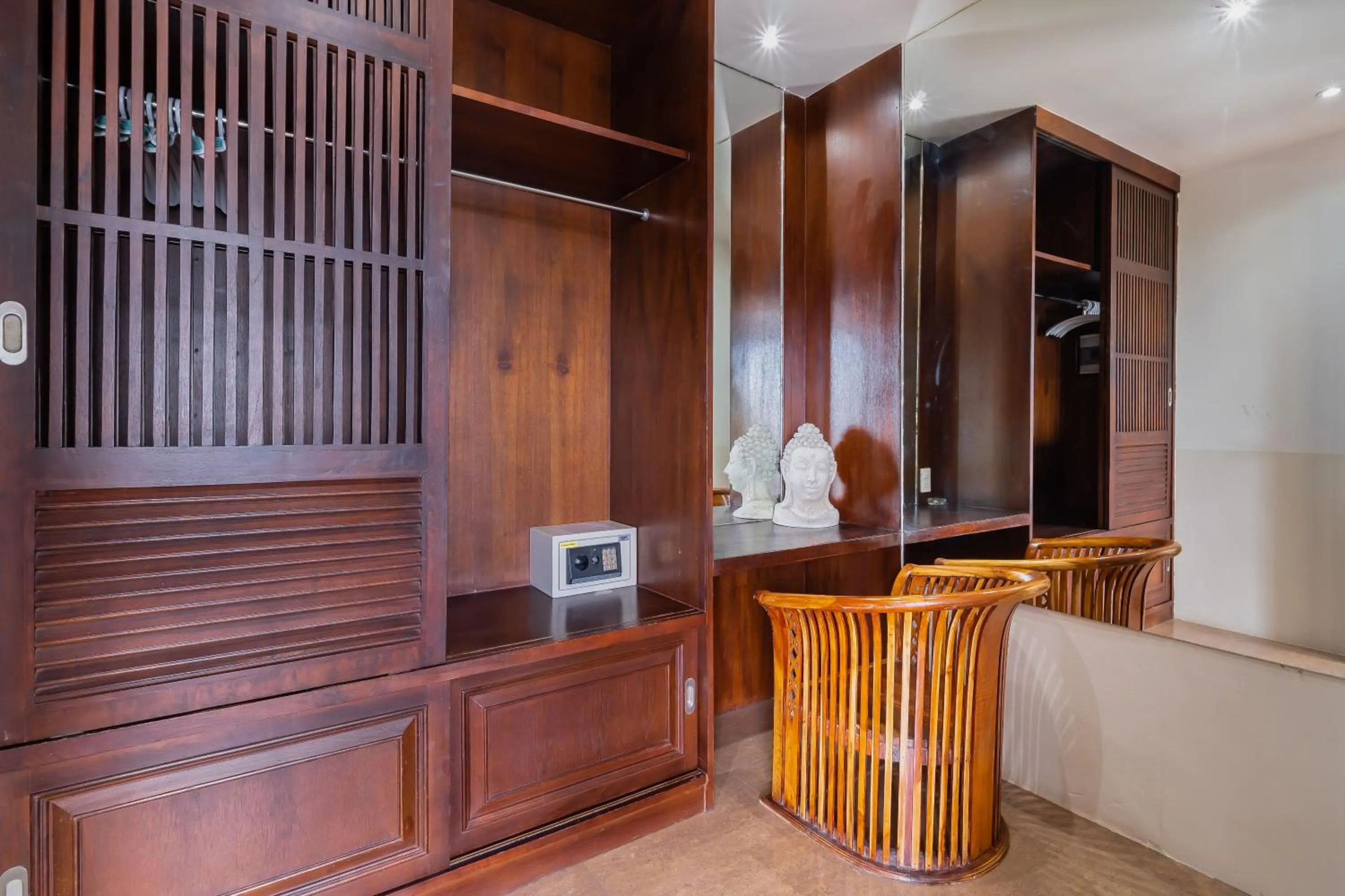 wardrobe in Crystal Bay Beach Resort