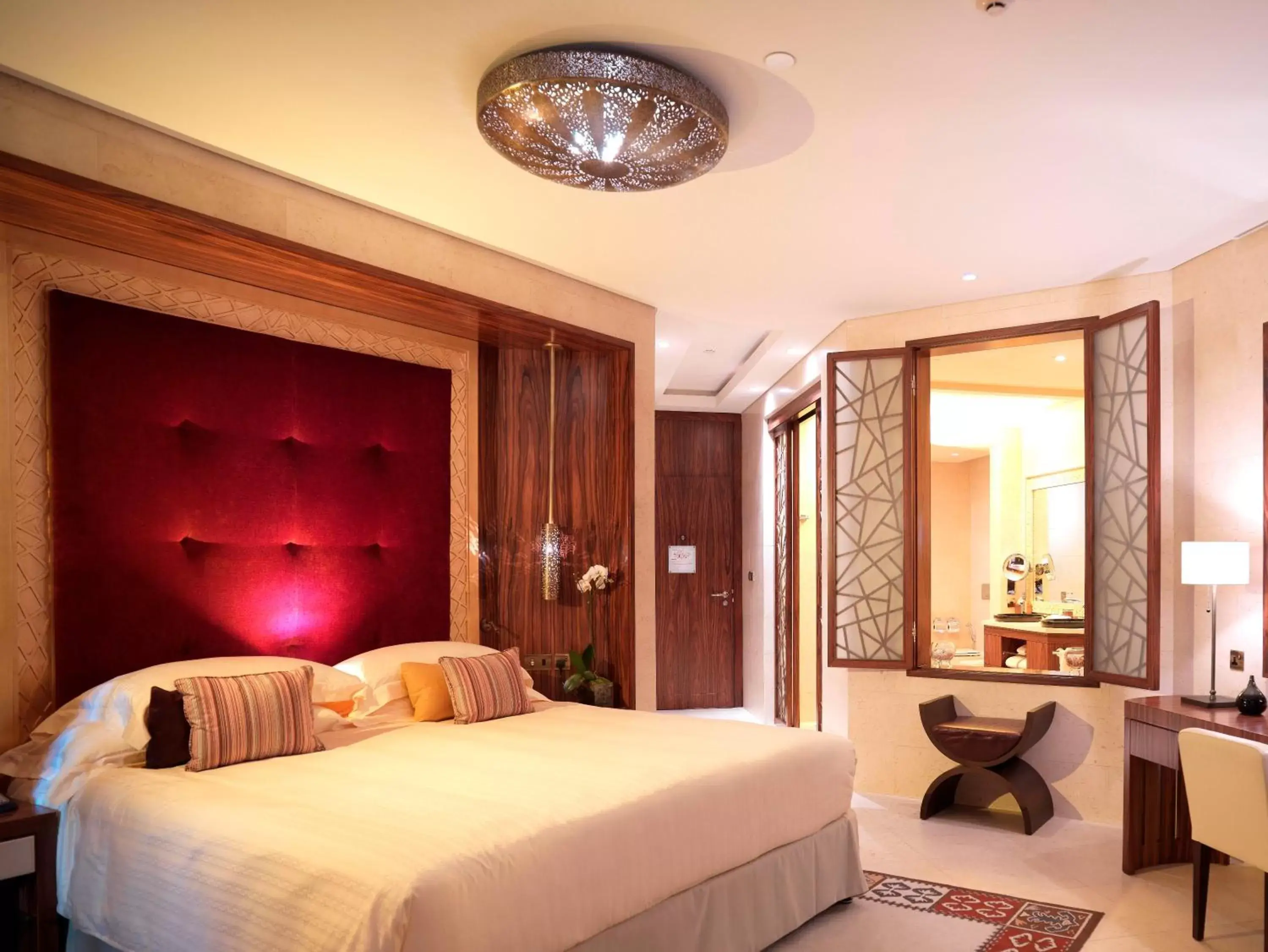 Bed in Raffles Dubai
