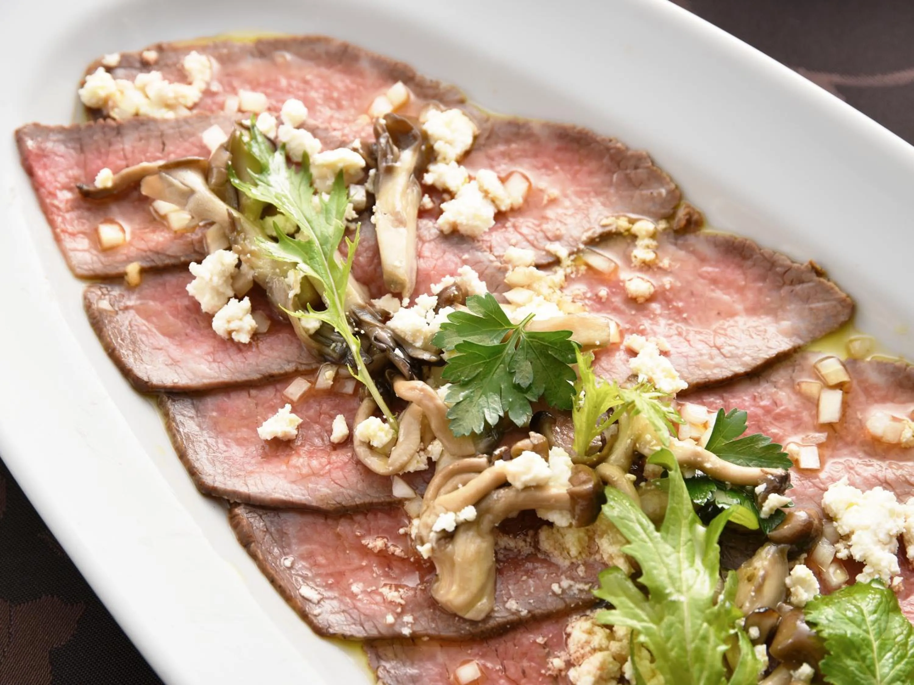 Food close-up in Hotel Den Haag Huis Ten Bosch