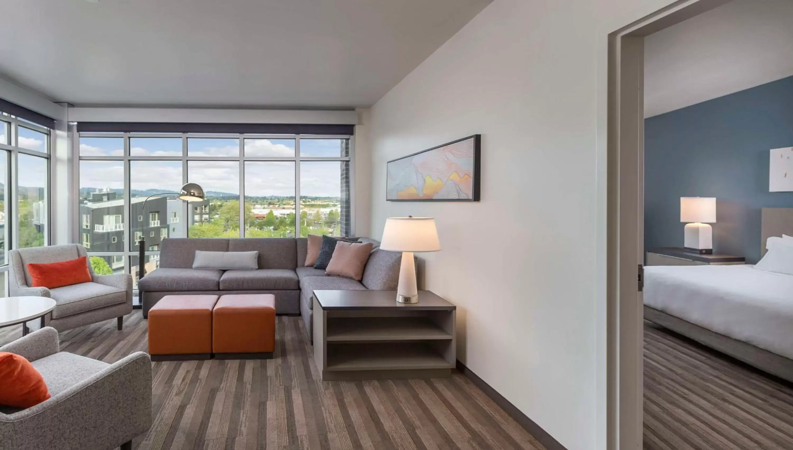 Photo of the whole room, Seating Area in Hyatt House Portland/Beaverton