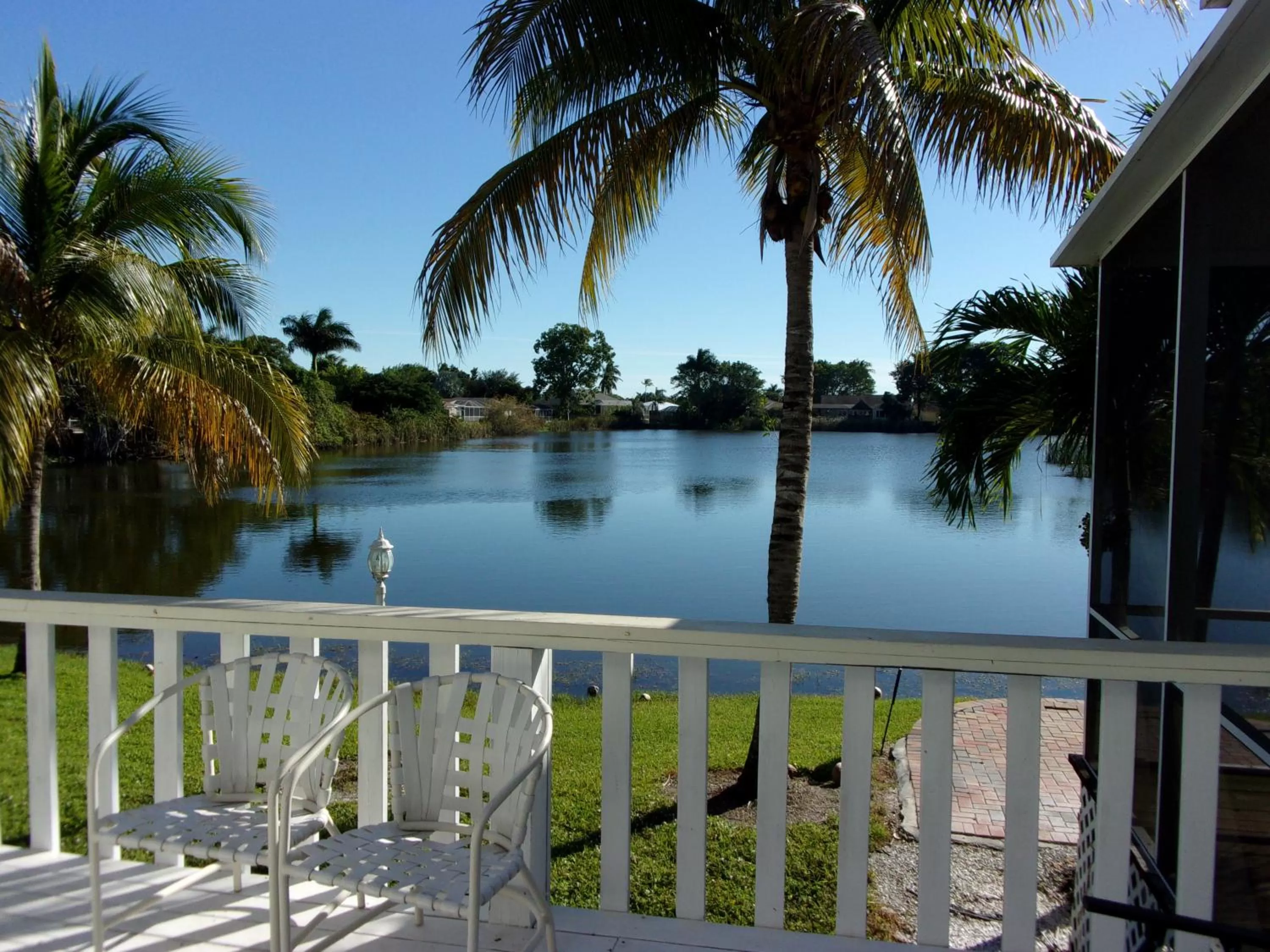 Patio in Marco Island Lakeside Inn