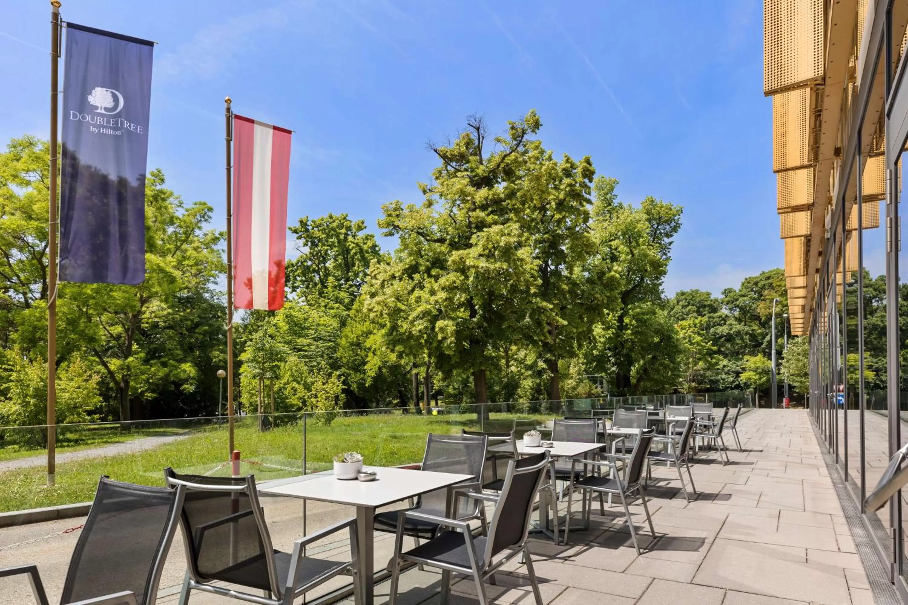 Patio in Doubletree by Hilton Vienna Schonbrunn