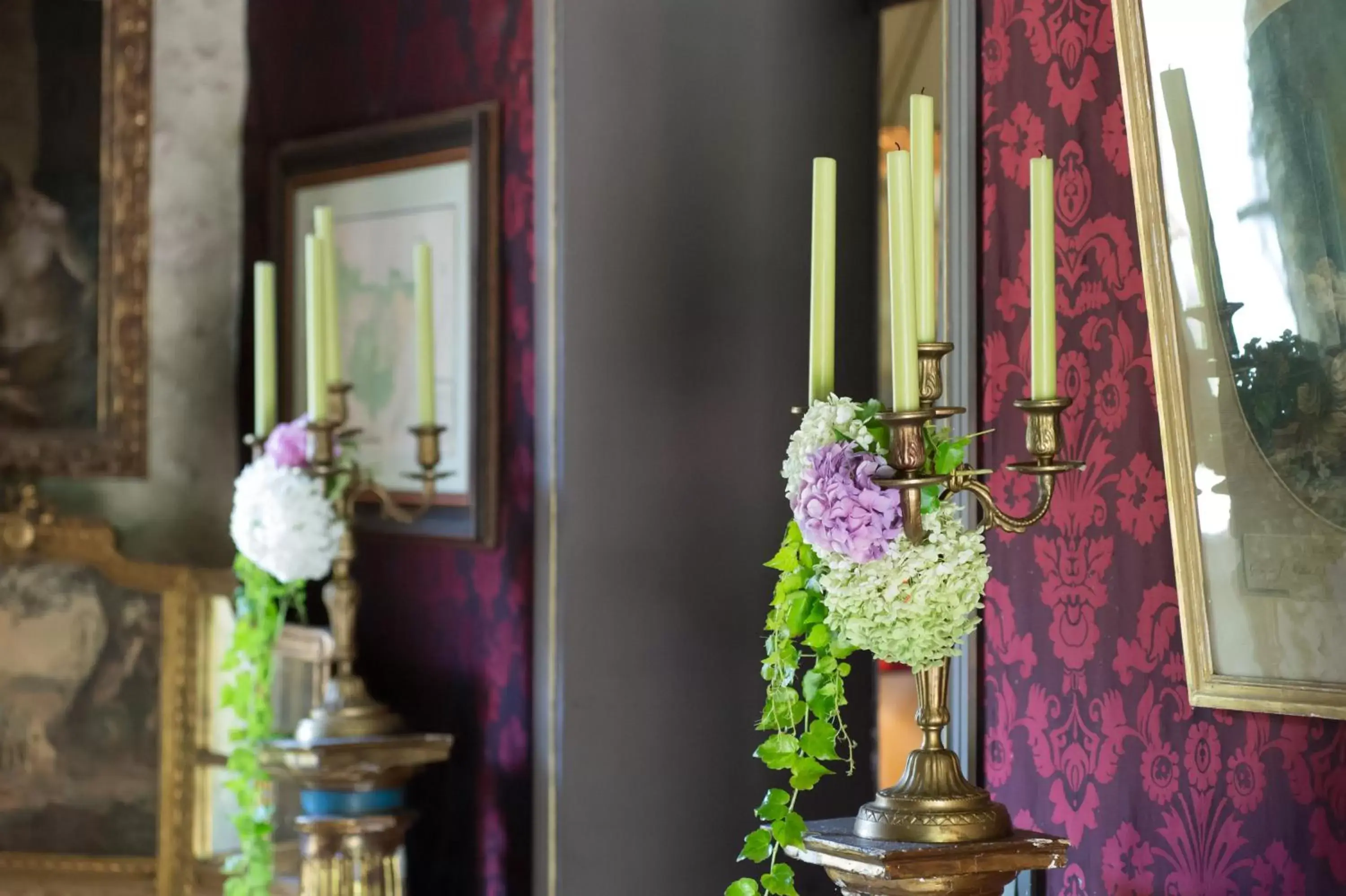 Decorative detail in Le Manoir de Maucartier