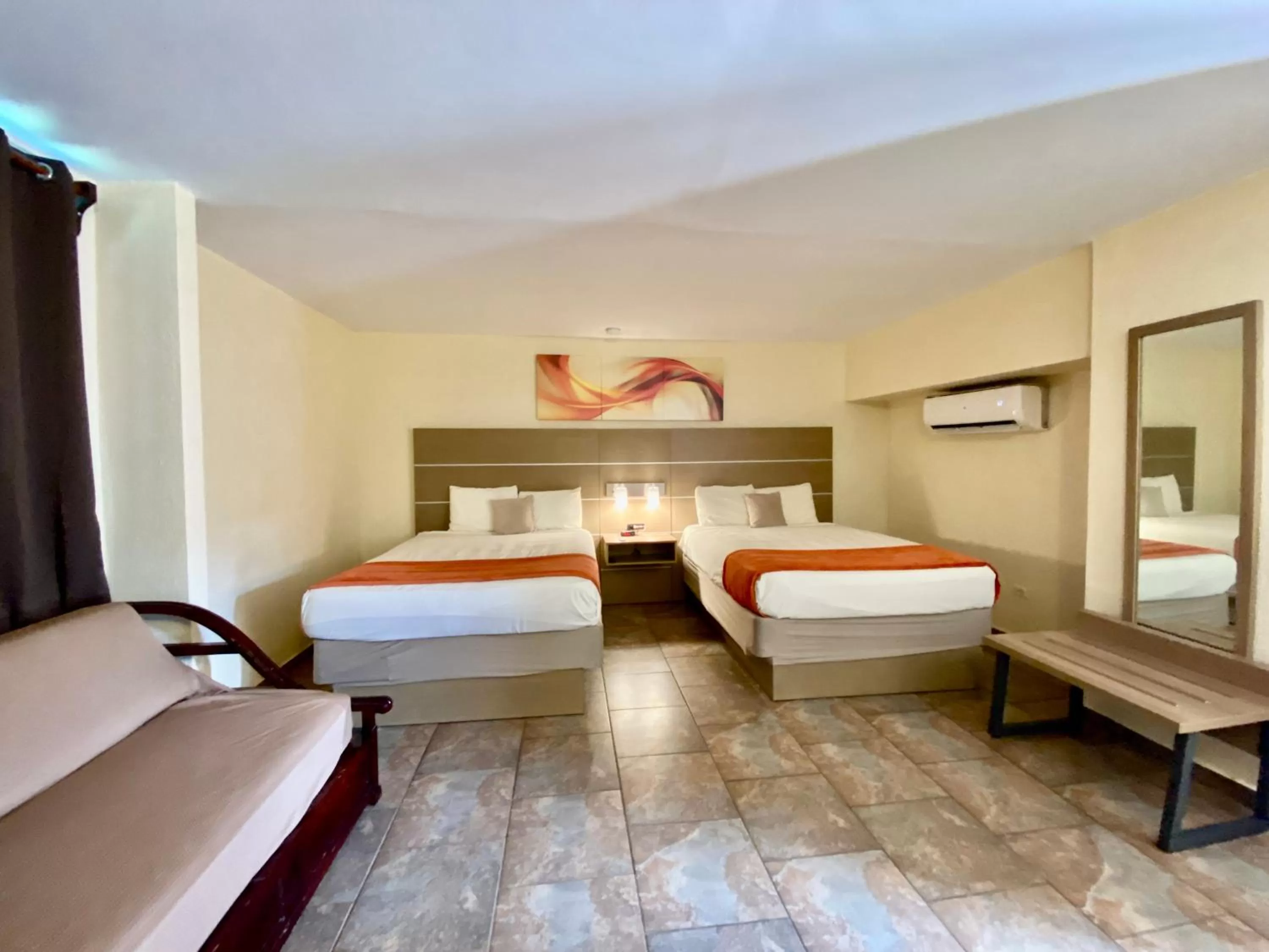 Bed in Hotel El Guajataca