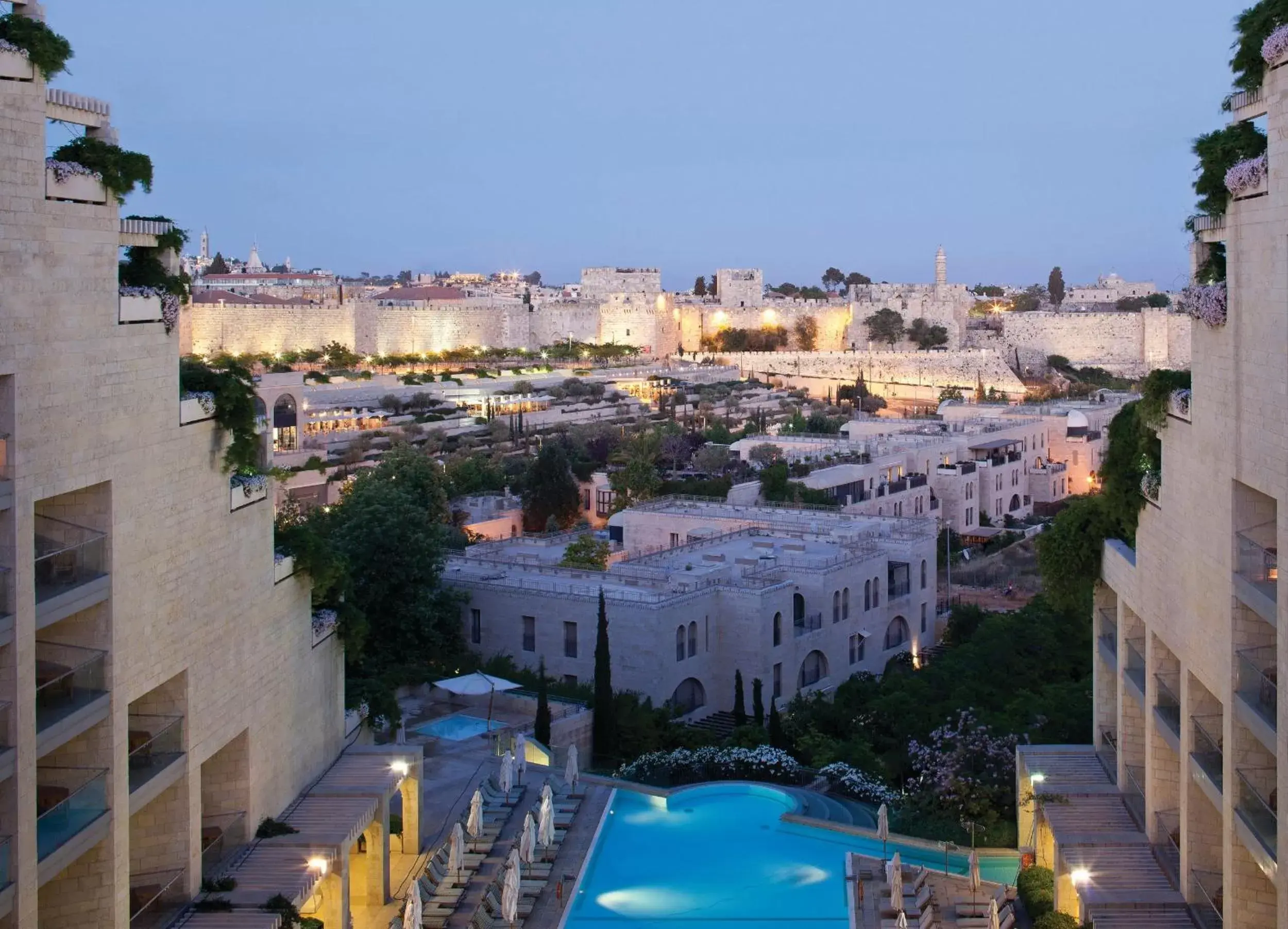 City view in The David Citadel Jerusalem