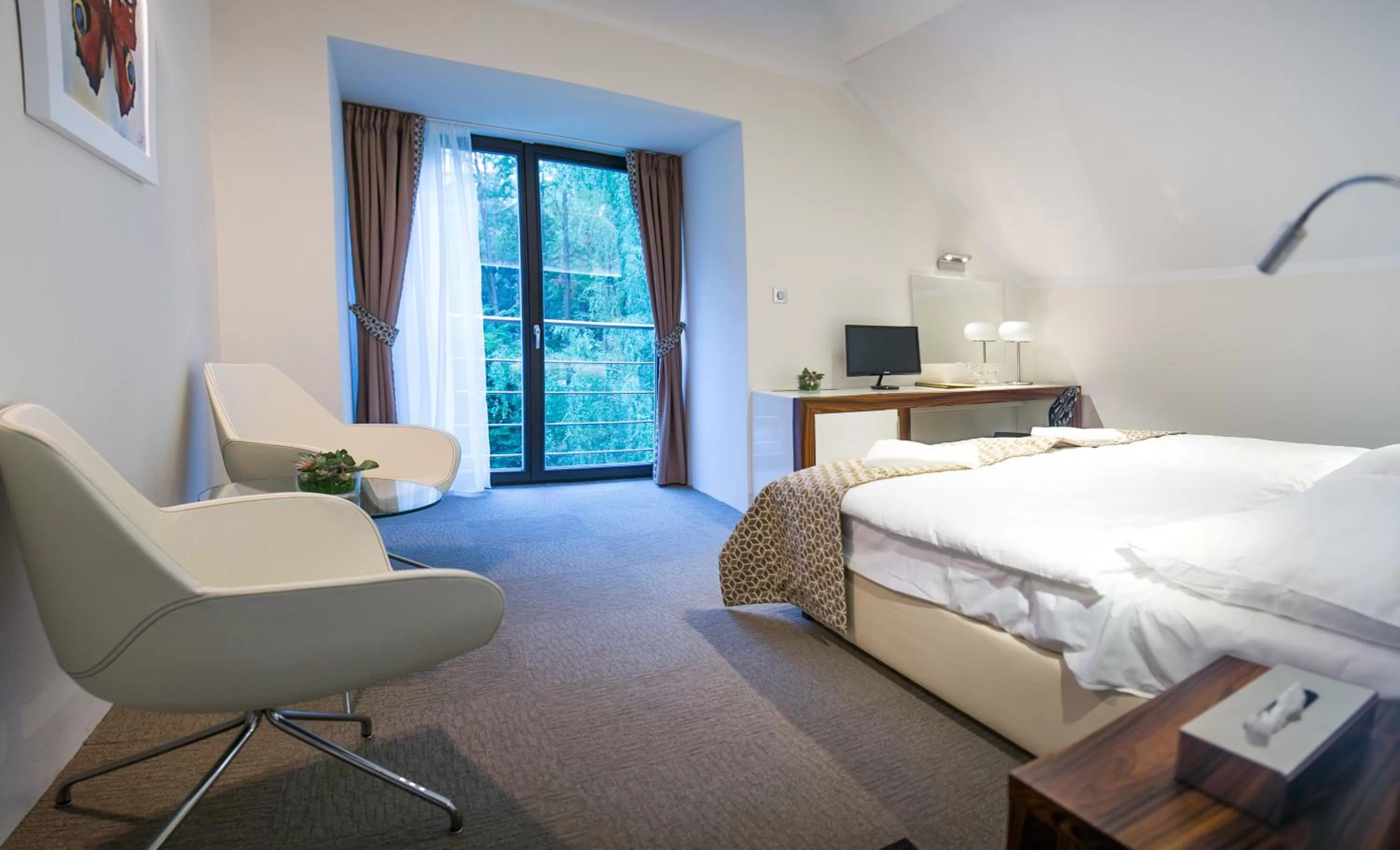 Photo of the whole room, Bed in Zámeček Petrovice