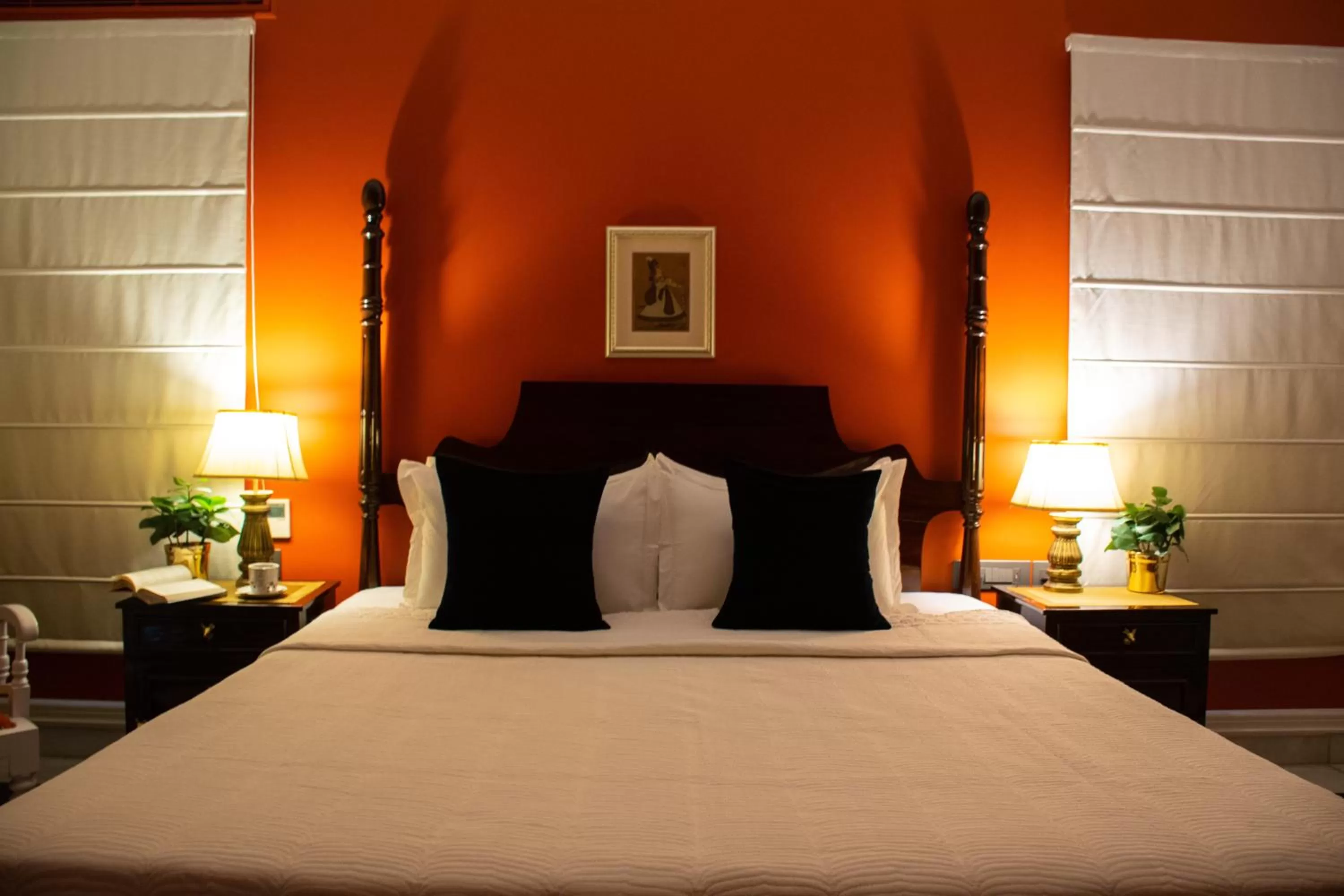 Bed in Dileep Kothi - A Royal Boutique Luxury Suites in Jaipur