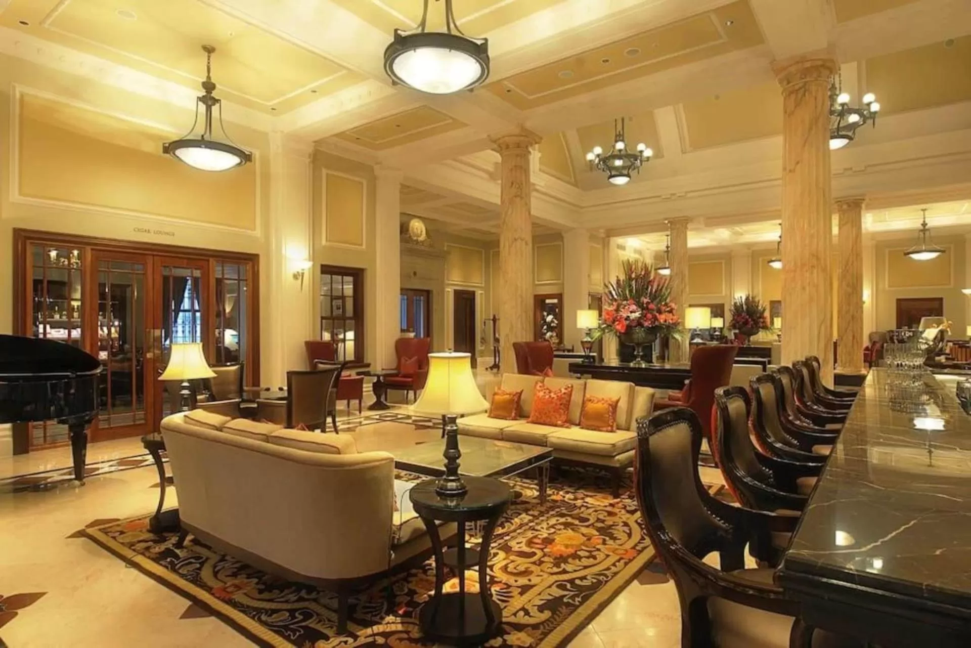 Lobby or reception, Lounge/Bar in Taj Executive Suites, Private Residence