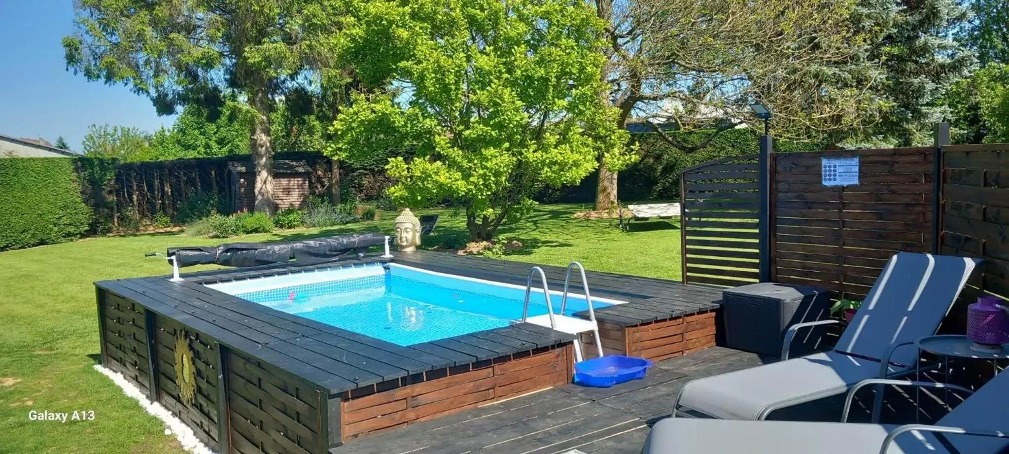 Toilet, Swimming Pool in Les Epinettes chambres d'hôtes