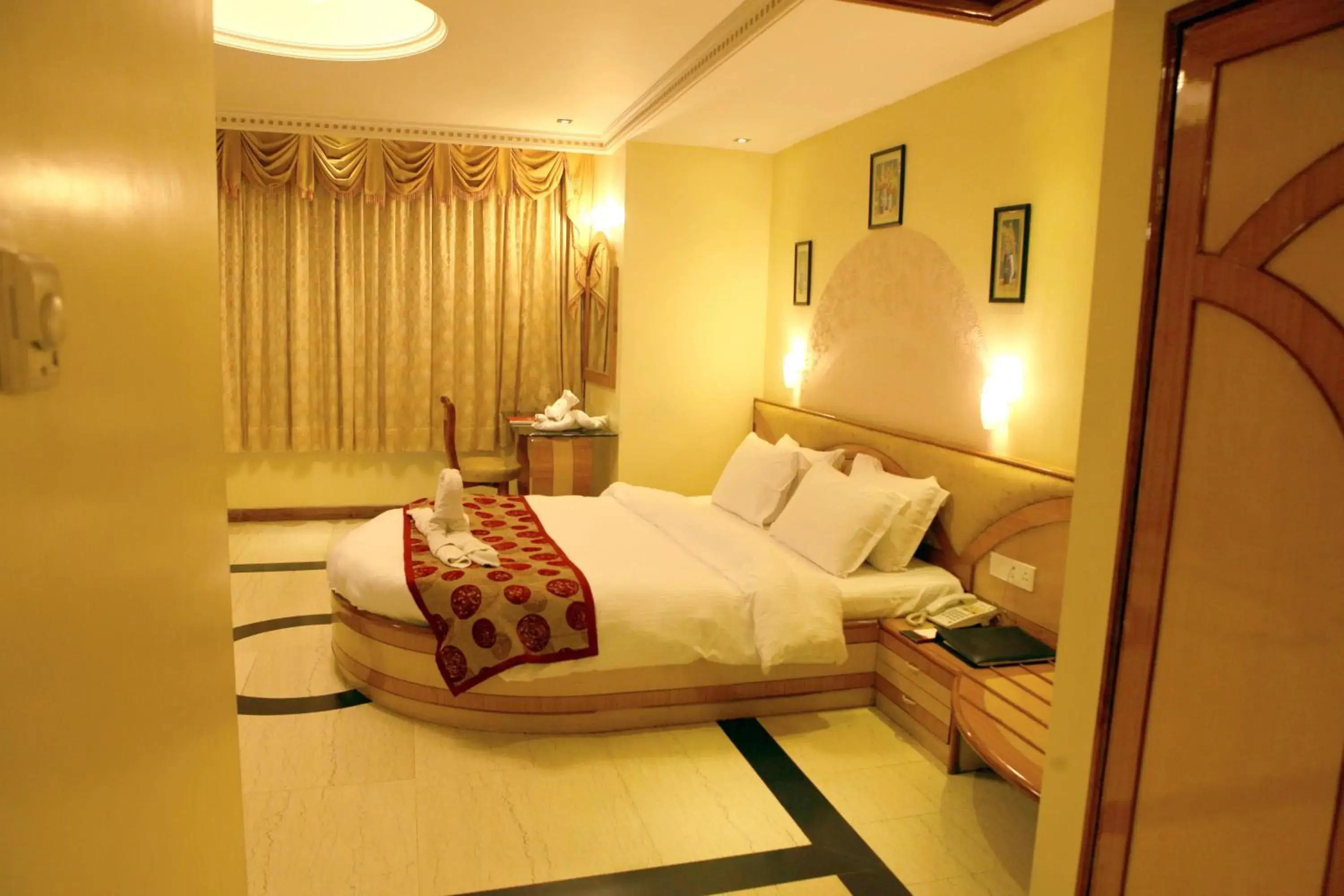 Bedroom, Bed in Lords Plaza Surat