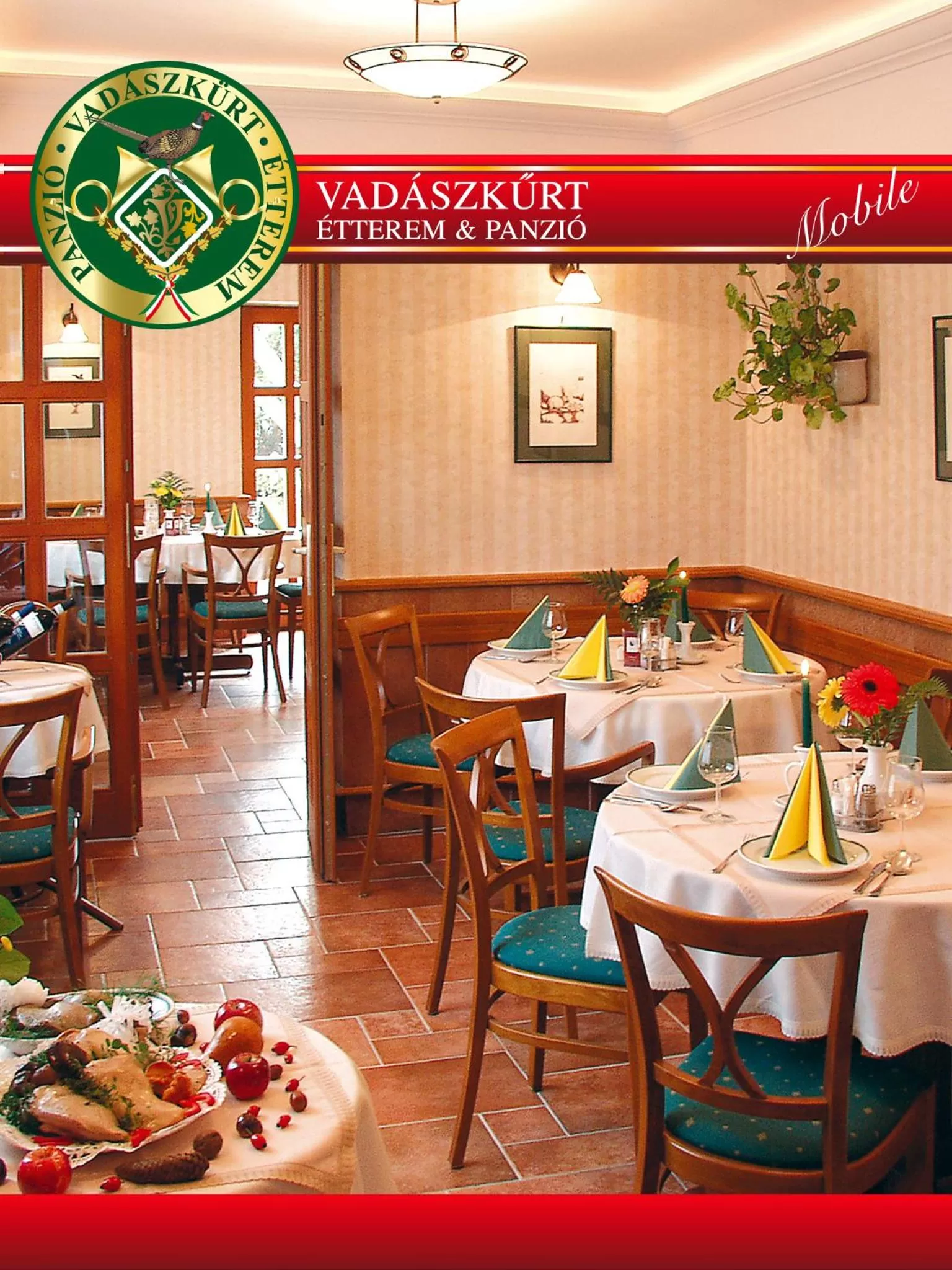 Restaurant/places to eat in Vadászkürt Panzió