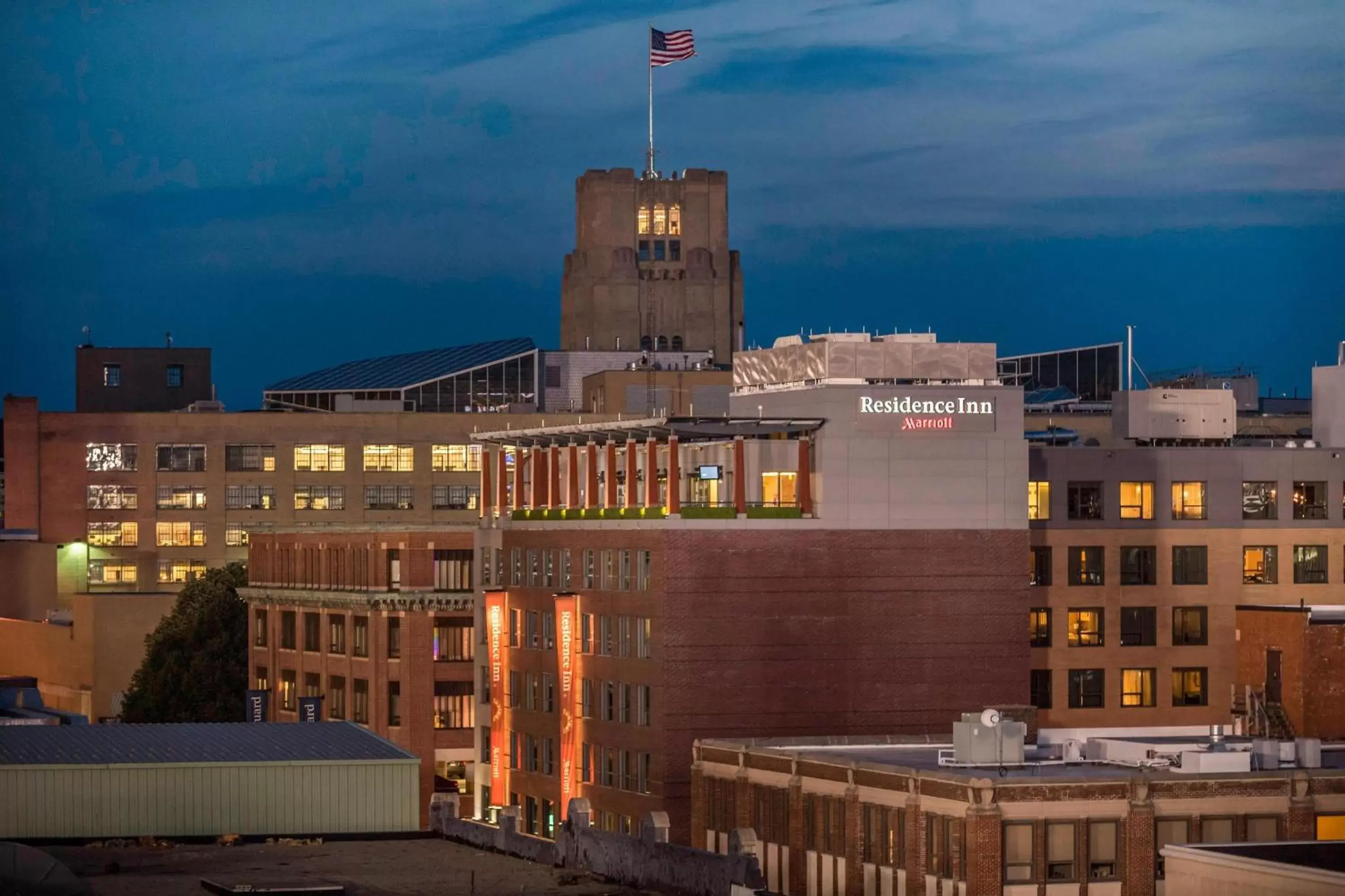 Property building in Residence Inn by Marriott Boston Back Bay/Fenway