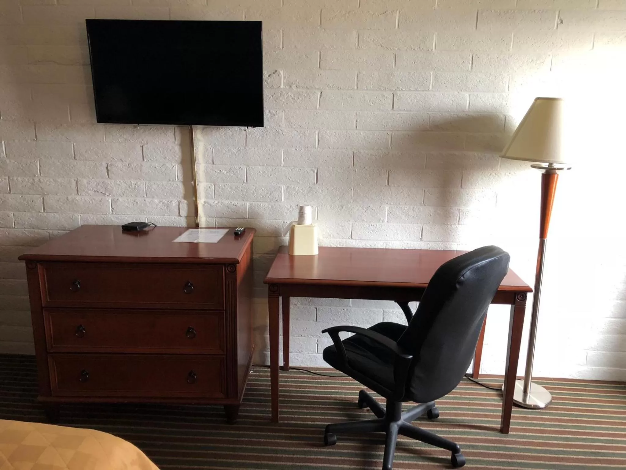 TV/Entertainment Center in Knights Inn Dayton by Miller Lane