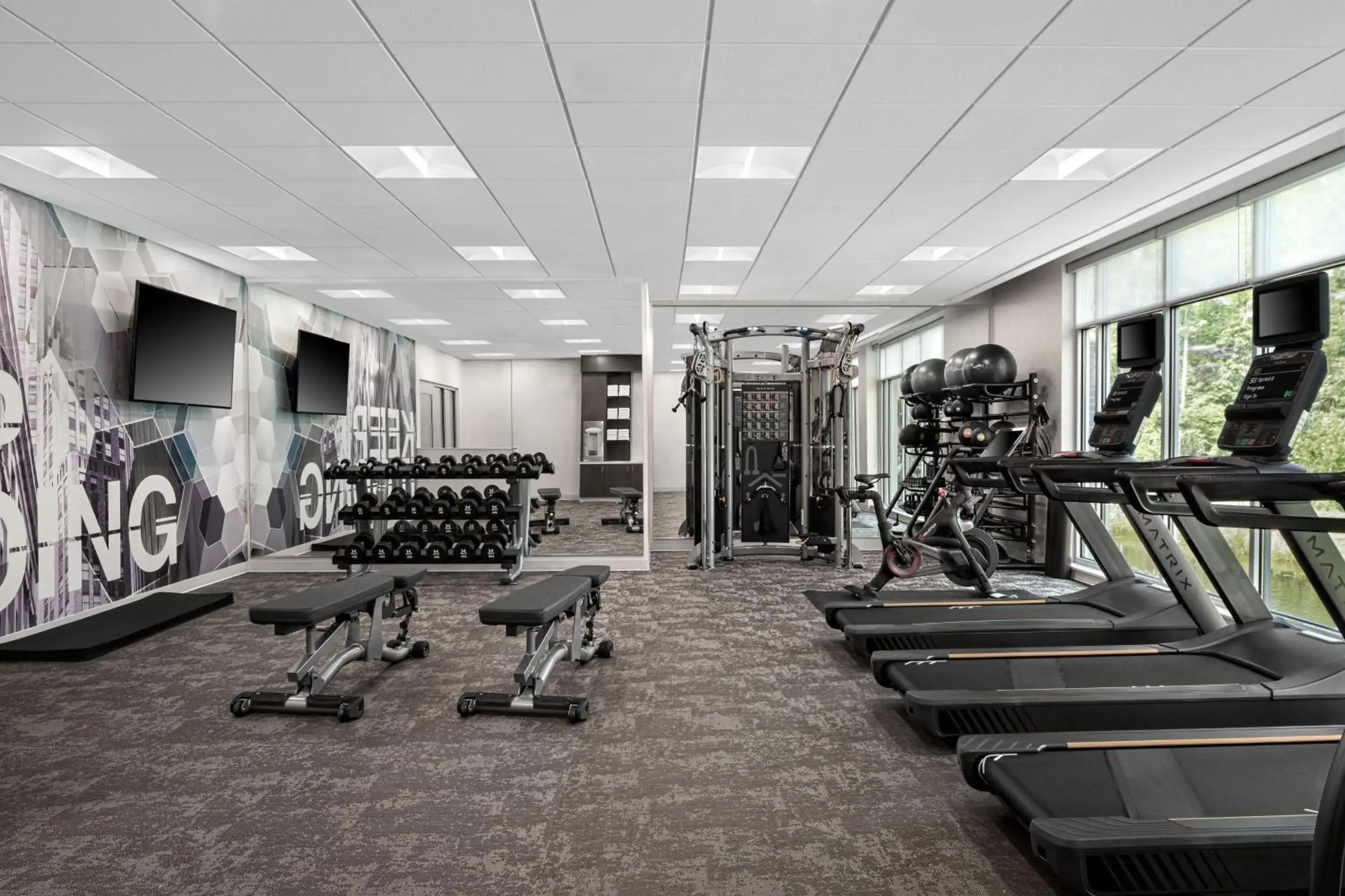 Fitness centre/facilities, Fitness Center/Facilities in SpringHill Suites by Marriott Kalamazoo Portage