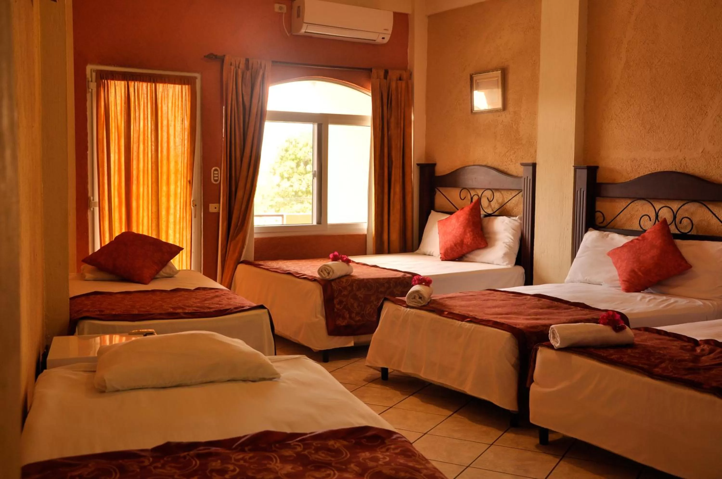 Bed in Hotel Quinta Maya